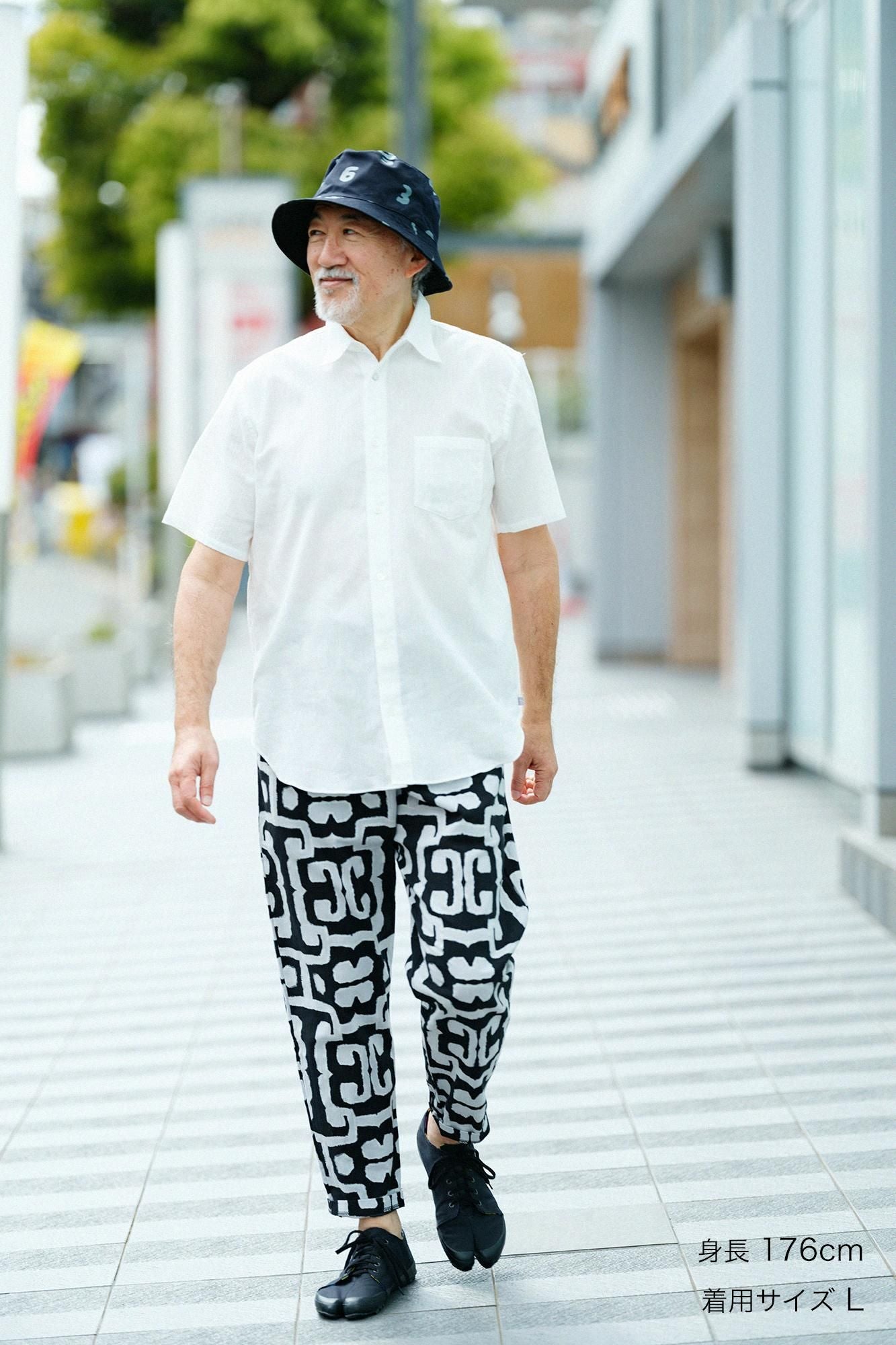 Chizimi Cotton 20/20 Easy Tapered Pants/Primitive Sculpture