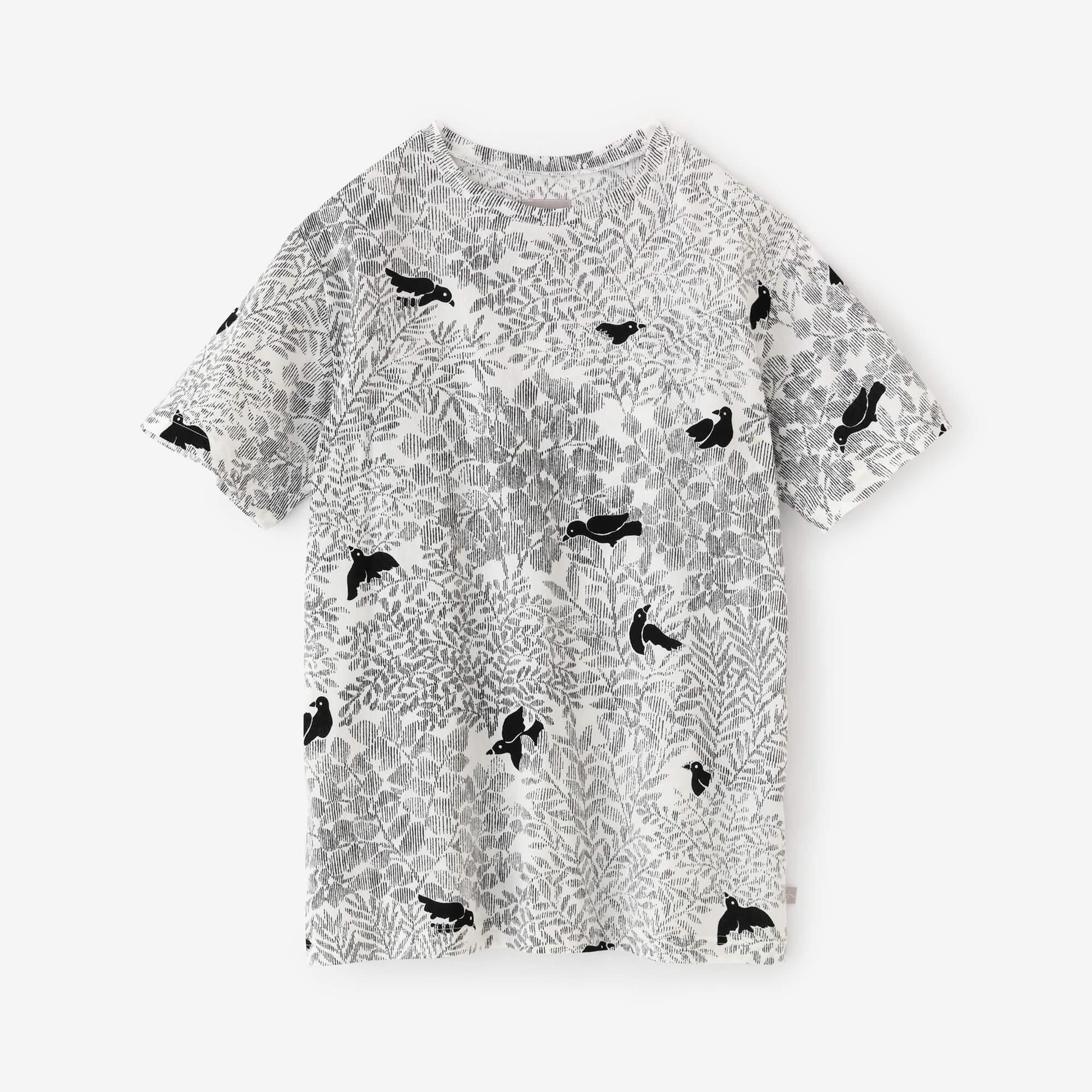 Chizimi Cotton 40/40 Short Sleeve T-shirt / Twittering