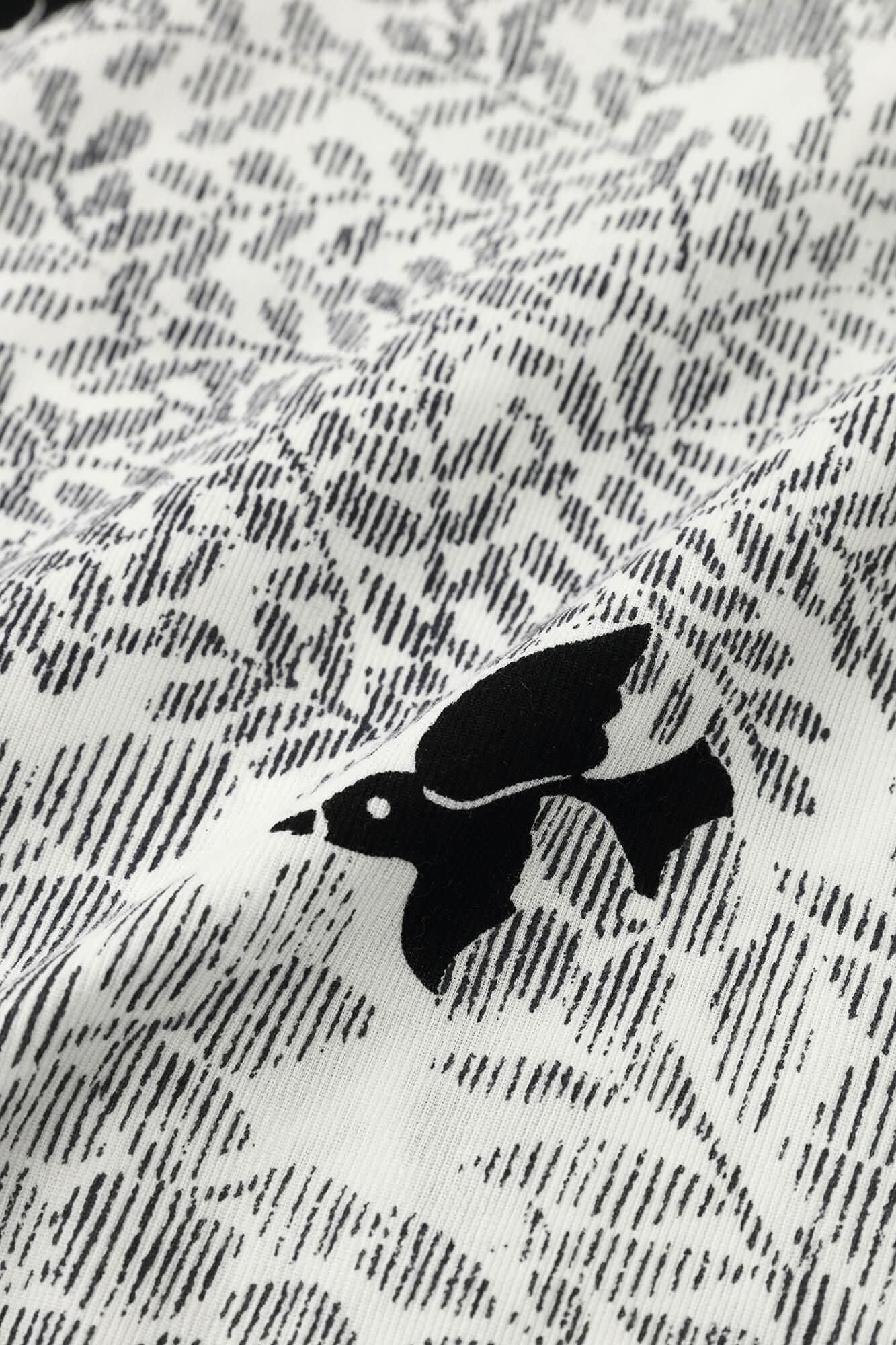 Chizimi Cotton 40/40 Short Sleeve T-shirt / Twittering