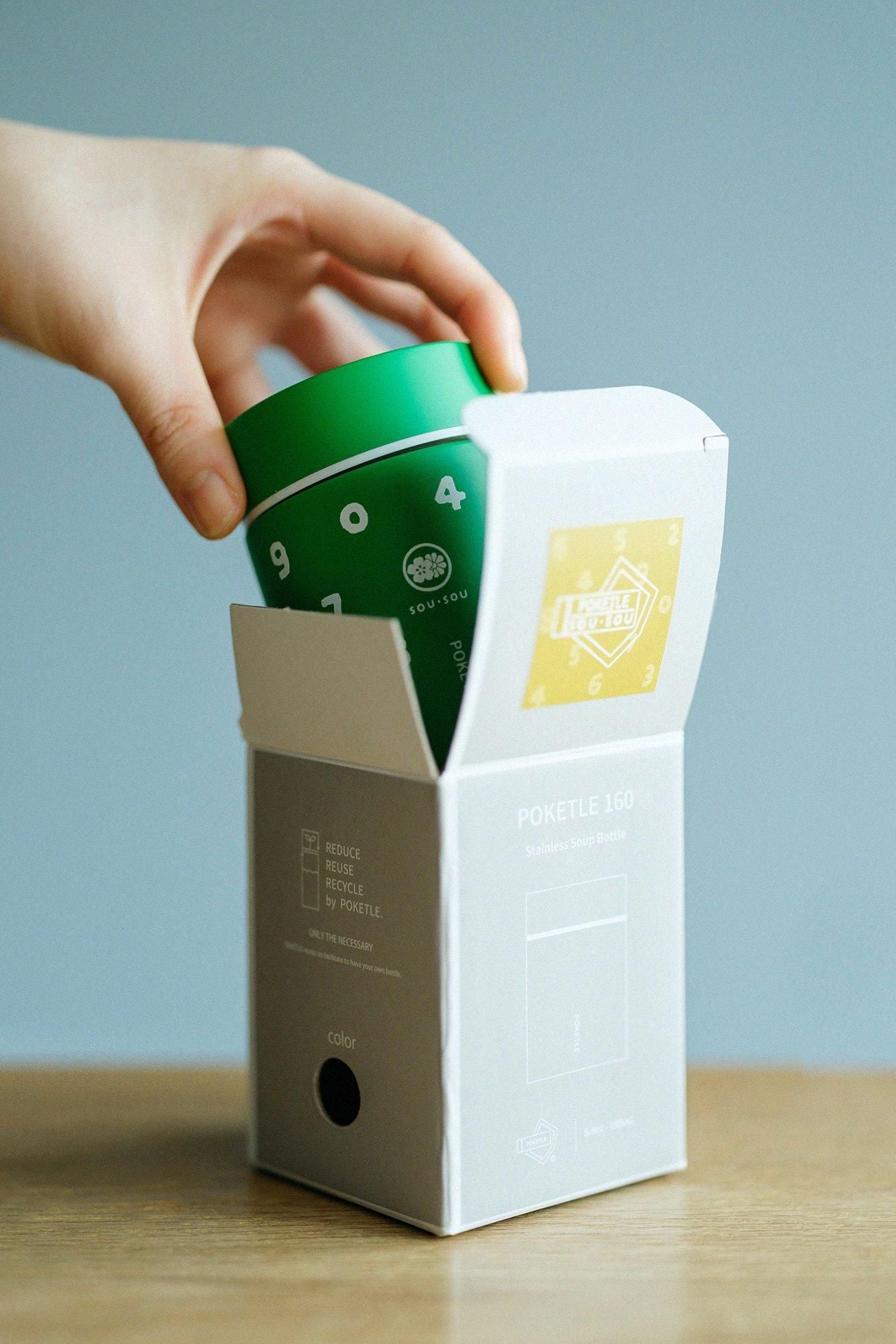 SOU・SOU×Poketle Pokette 160汤瓶(马特)/马斯喀特