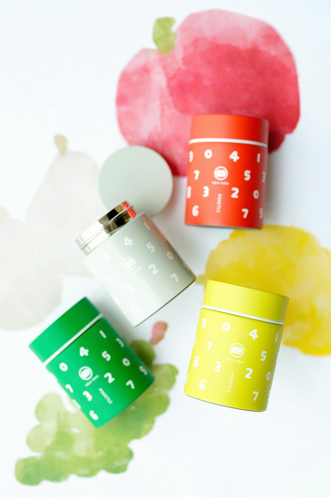 SOU・SOU×POKETLE 160 SOUP BOTTLE(Matte)/ Apple
