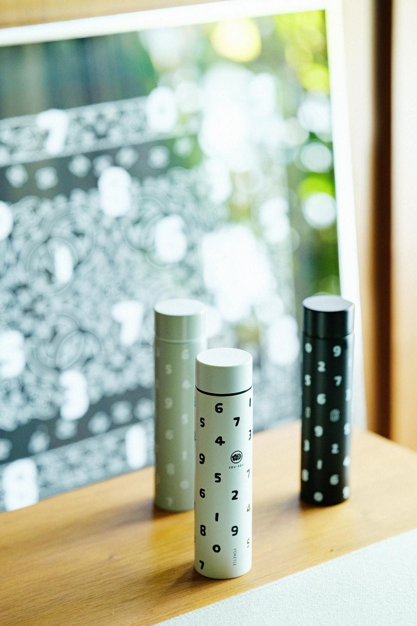 SOU・SOU×POKETLE ポケトル180(ツヤあり)/ライトグレー