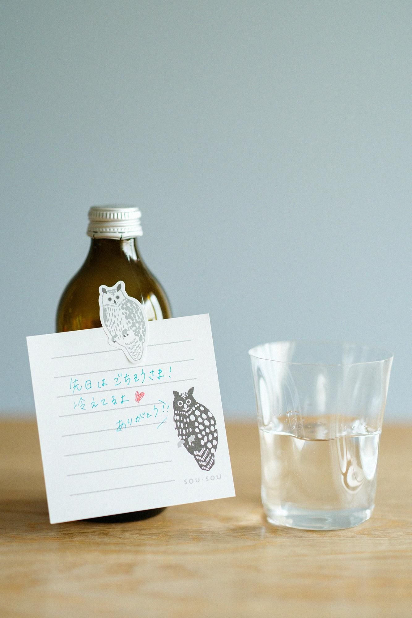 SOU・SOU×PHP研究所 フレークシール/ふくろう