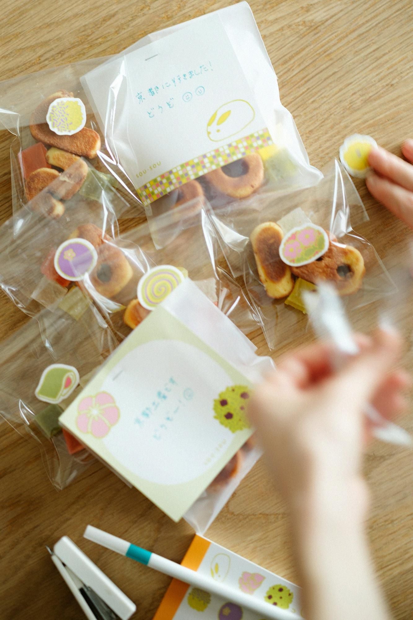 SOU・SOU × PHP Institute Flake Stickers / Wagashi