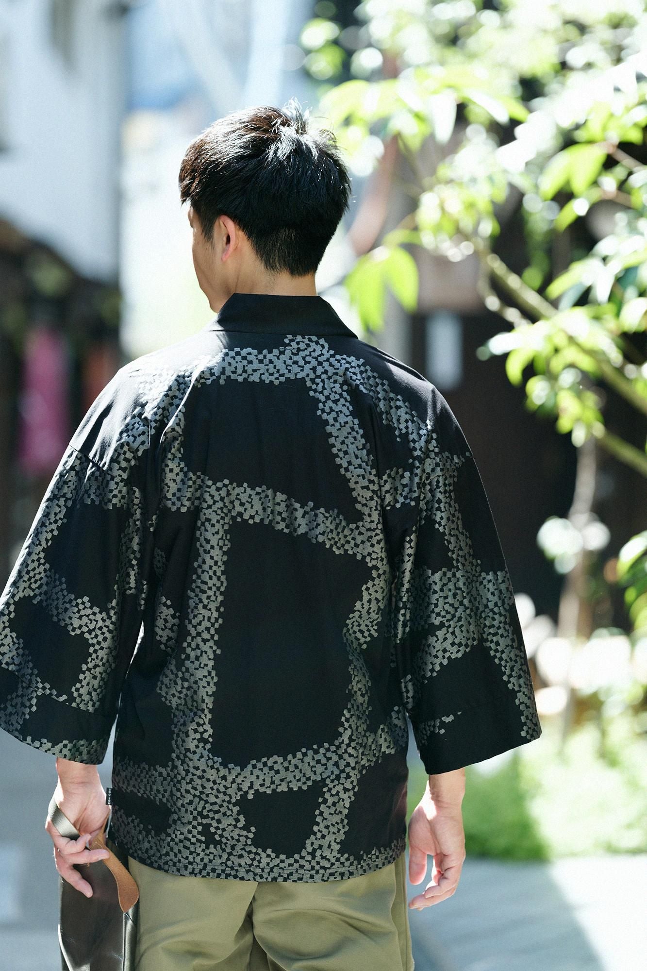 雙面編 風靡 上衣/五花大綁 黑色