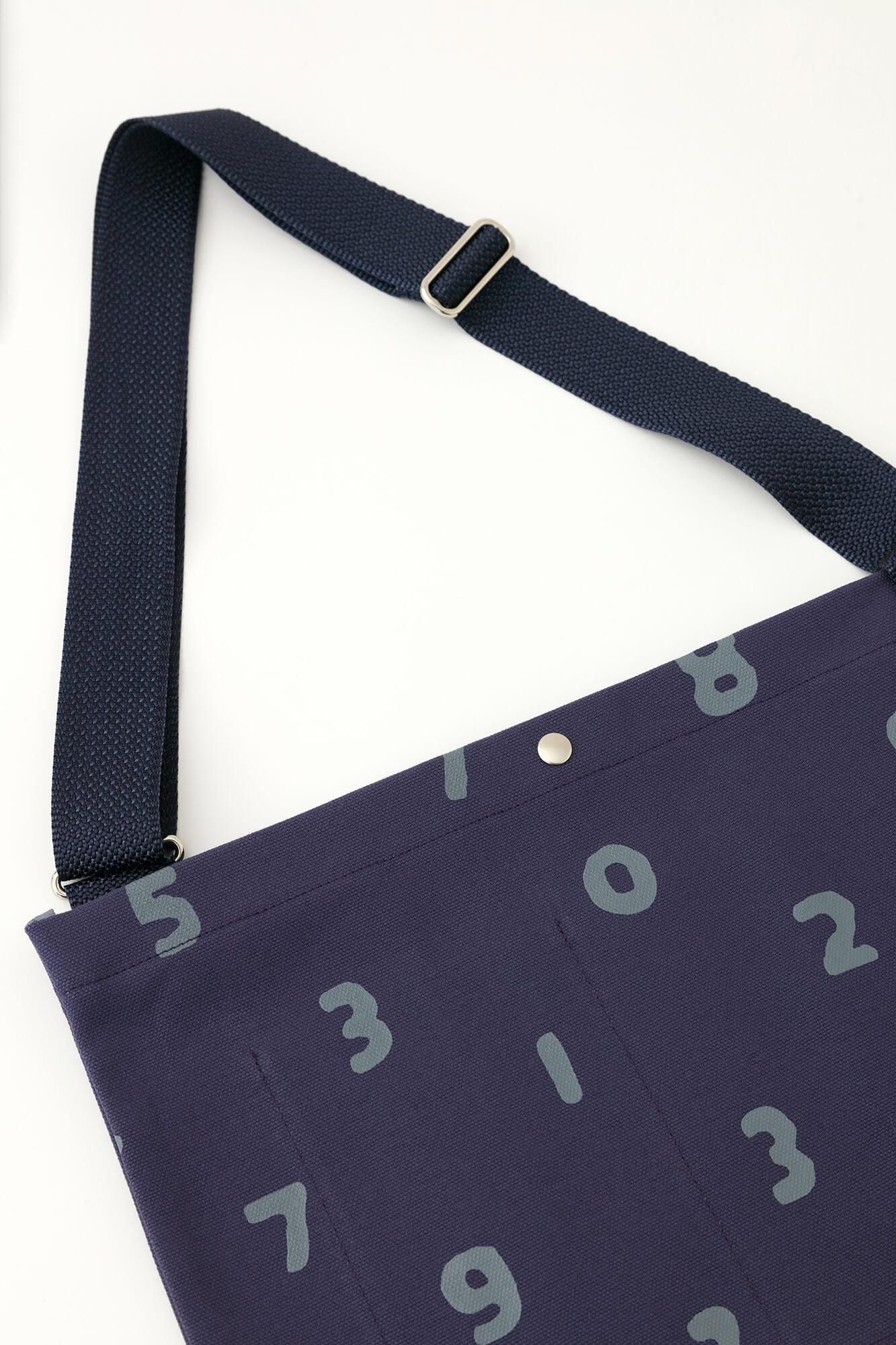 帆布 サコッシュ/SO-SU-U 江戸紫(えどむらさき)×灰青(はいあお)