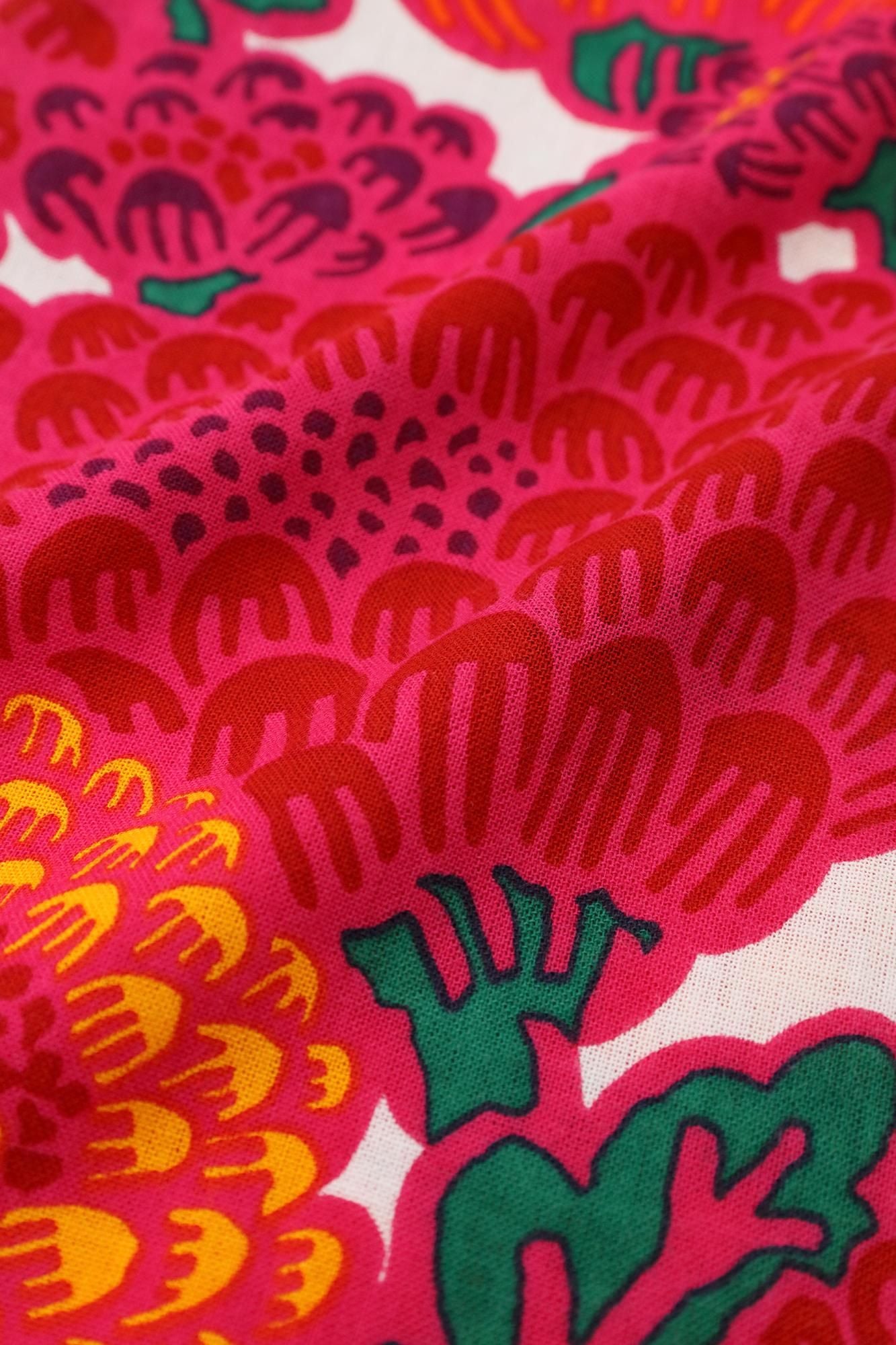 ● Isemomen Cotton Yukata Dress / Kenran