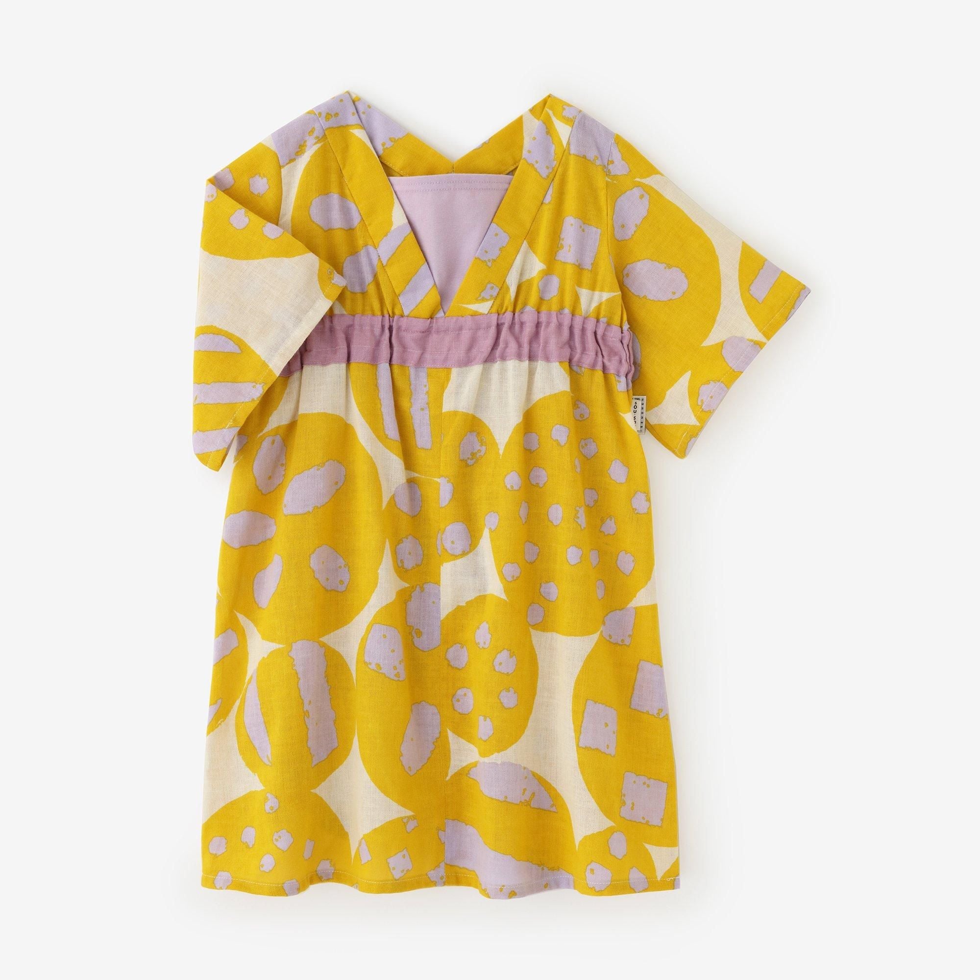 ● Isemomen Cotton Yukata Dress / Spring Buds Kiki