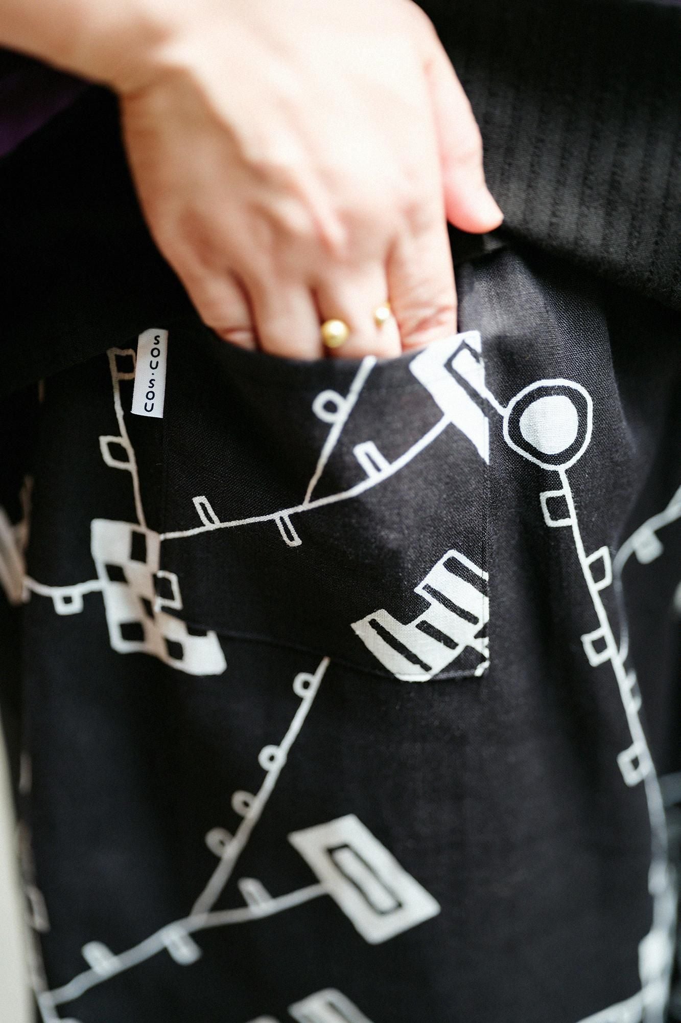 大麻,宽形(Hironari)monpe,hagi-to/kara-kusa Play