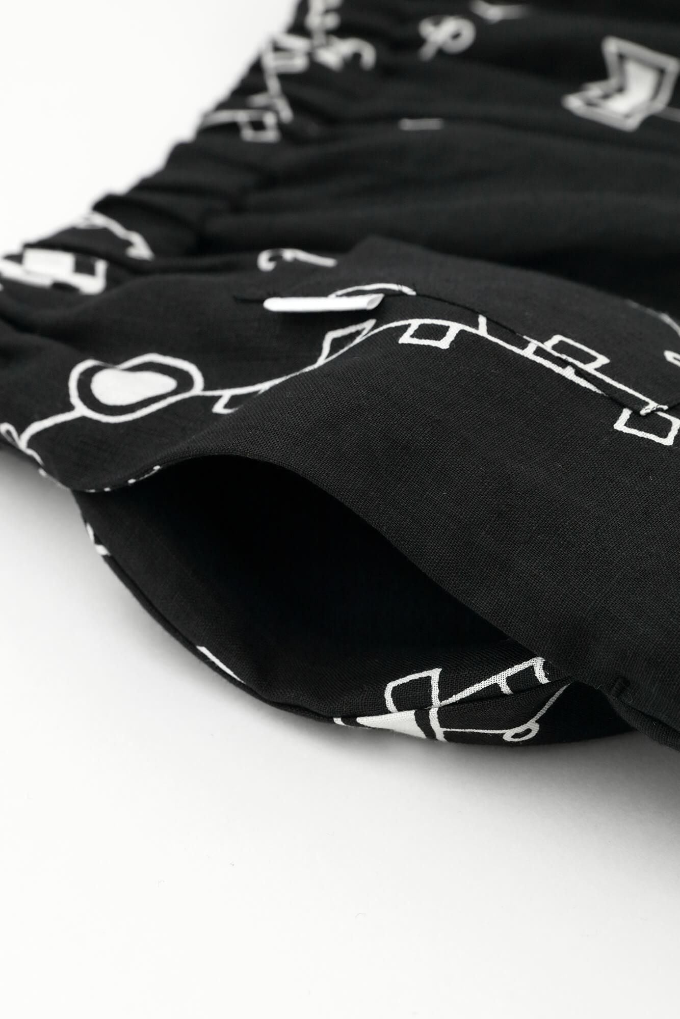 麻 広形(ひろなり)もんぺ/から草あそび