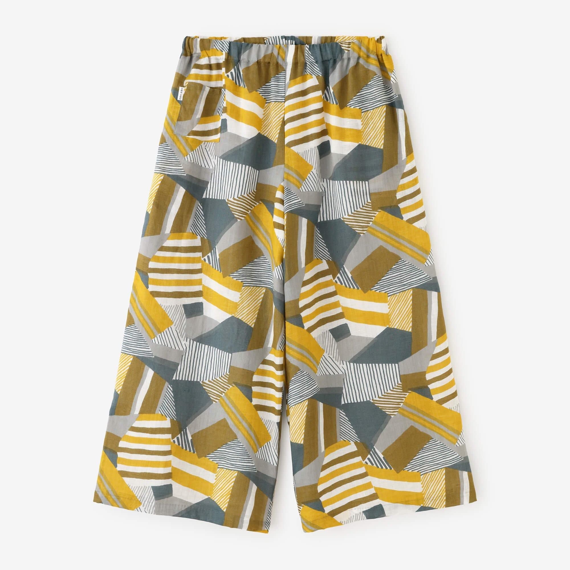 Hanf-Monpe/Patchwork in breiter Form