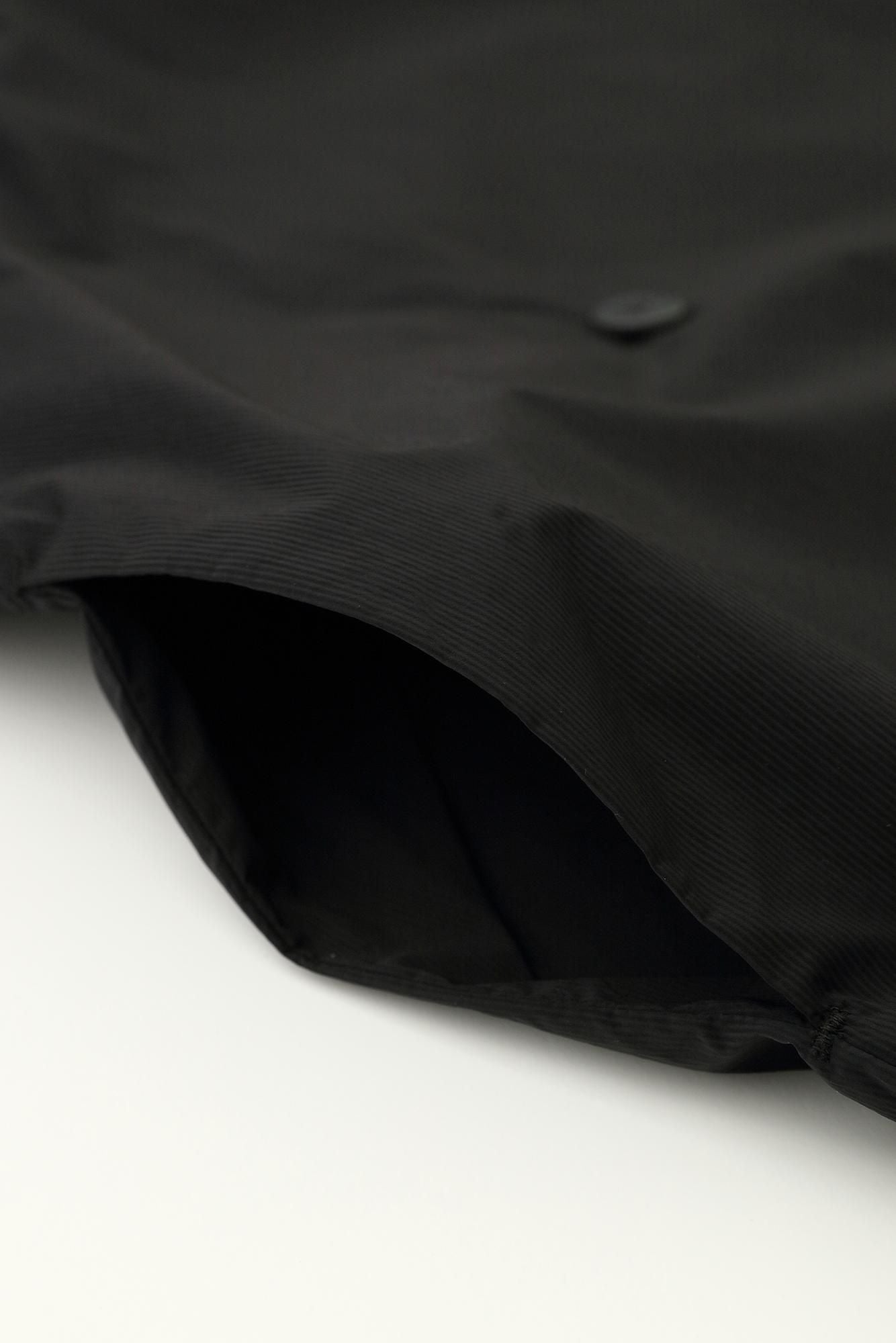 Cordura(R)彈性連帽風衣/黑色× SO-SU-U十數