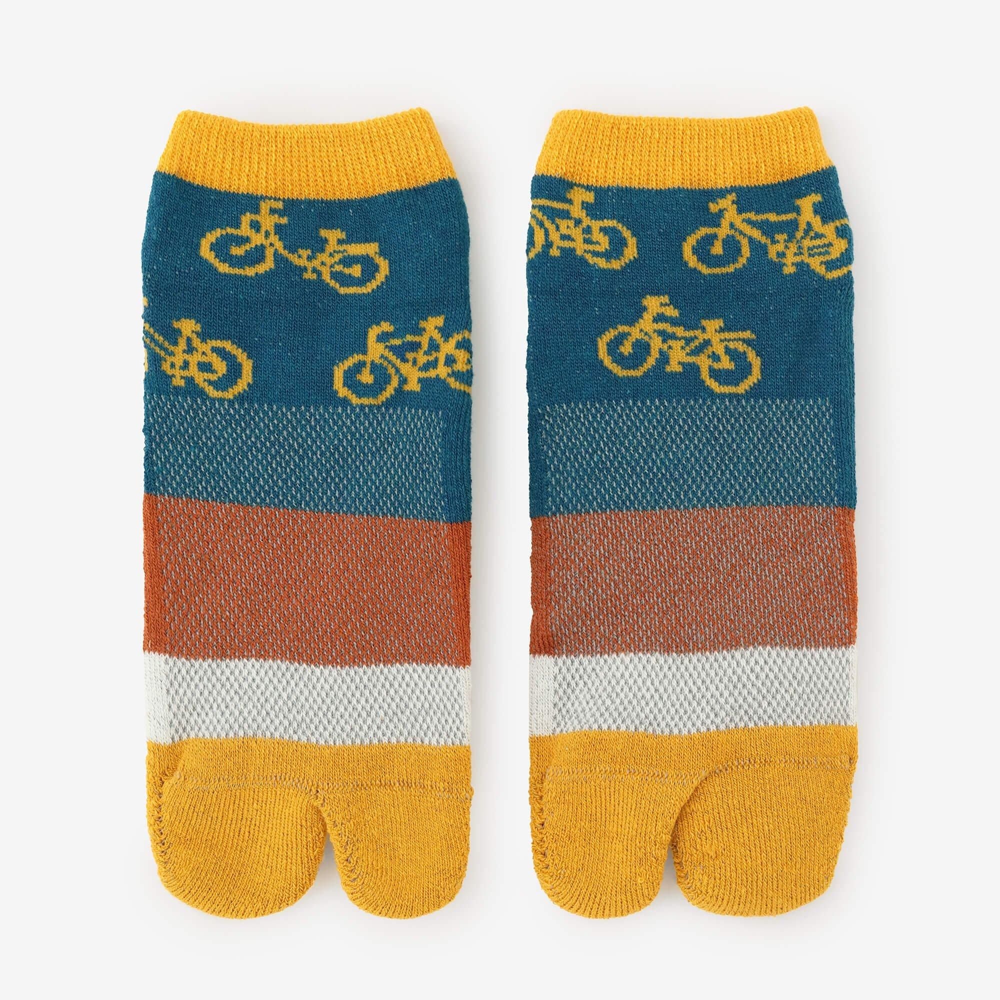 쿠션 더미와 메쉬타비양말(각도 길이)/챠린챠린 노란색