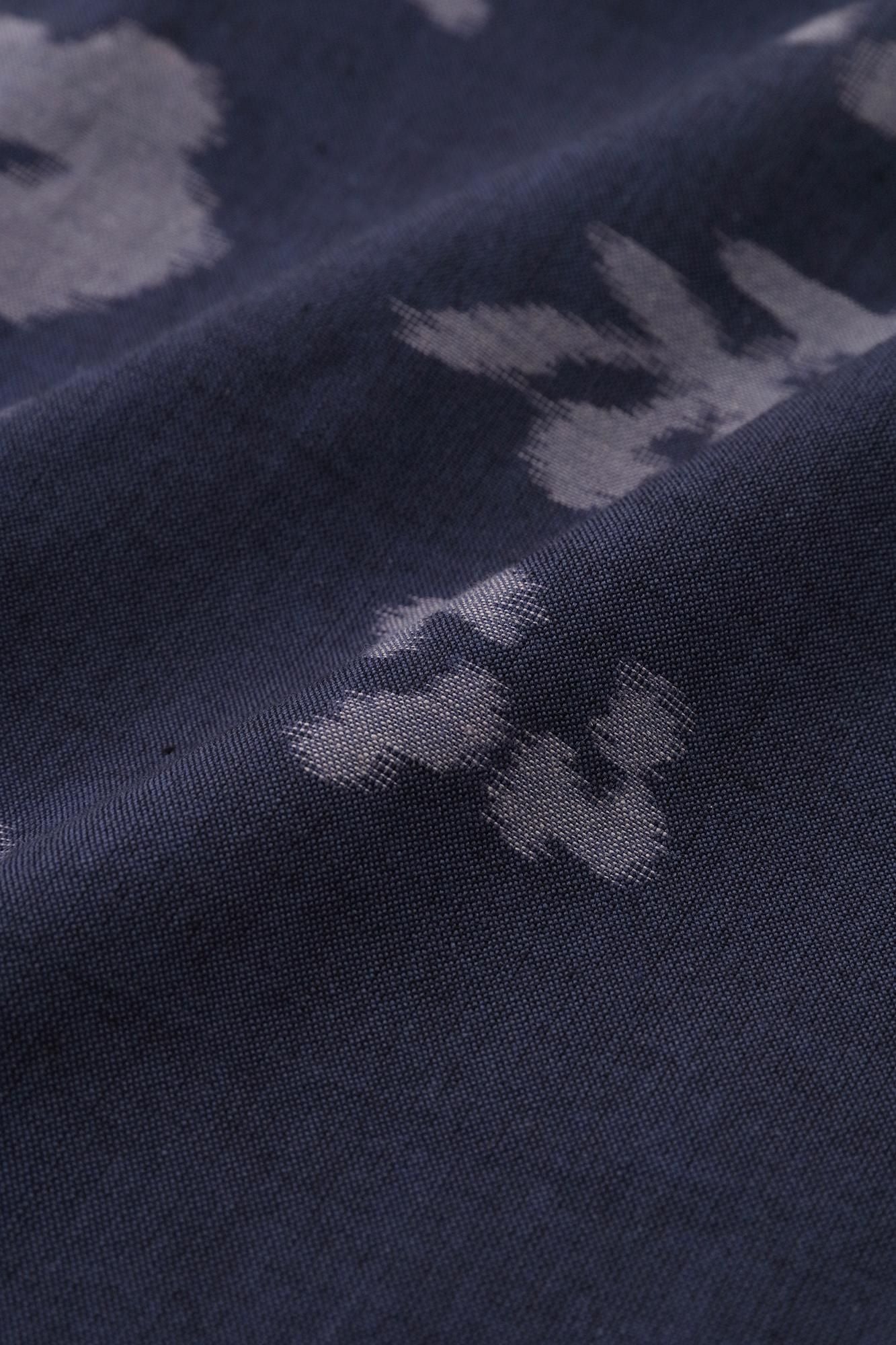 久留米織工人褲/里山深藍色