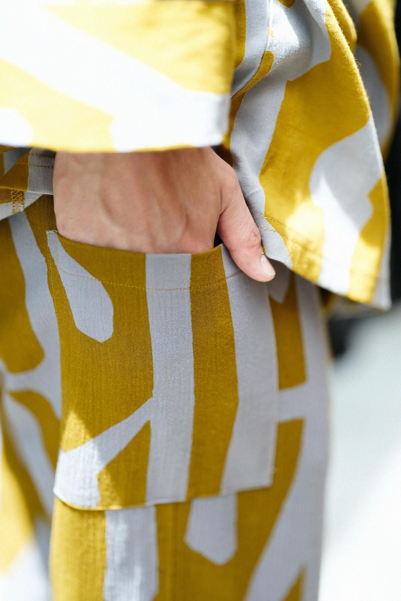 Chizimi Cotton 20/20 Harem Pants / Rhythm