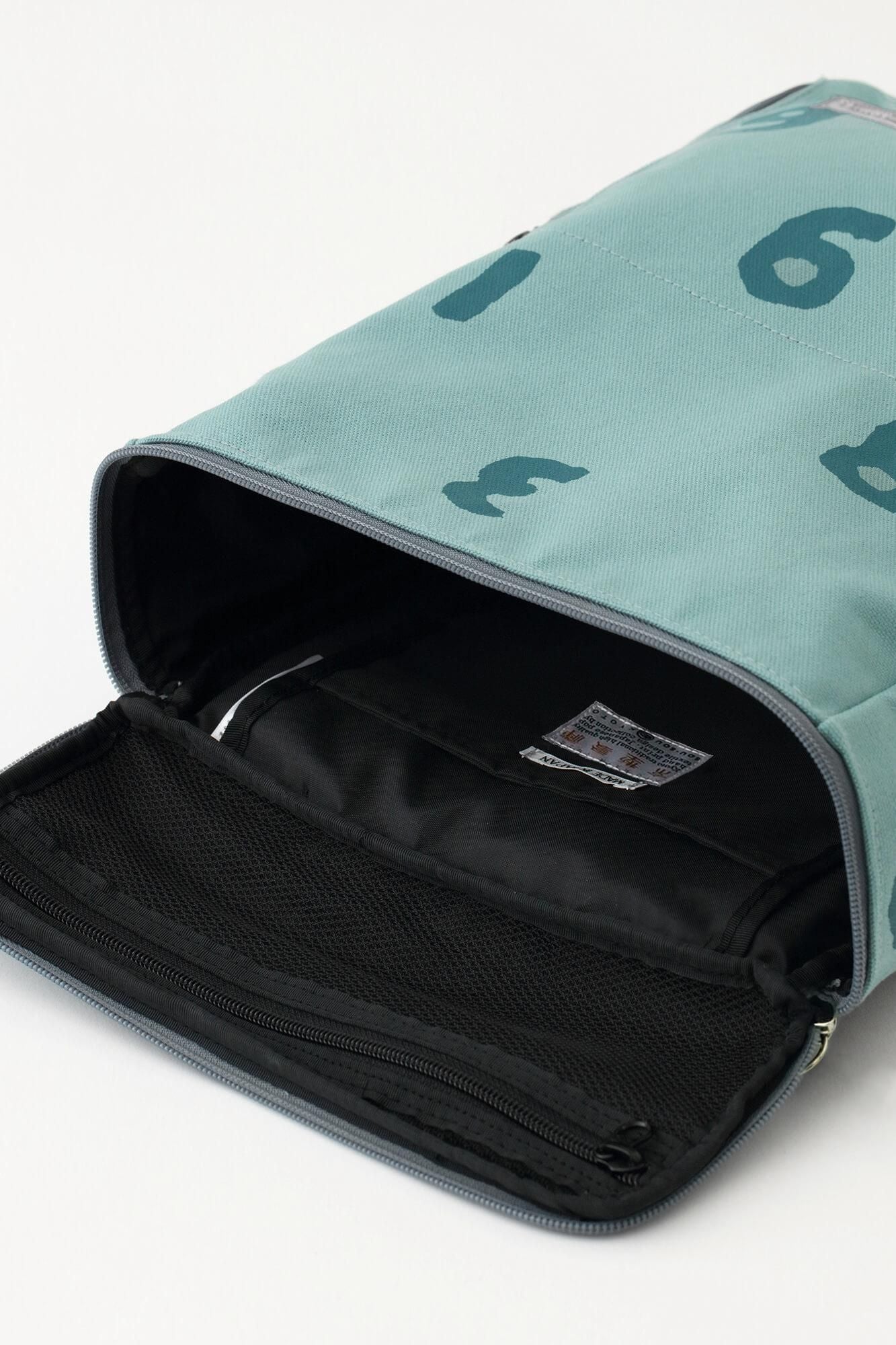 BOXバックパック 小/SO-SU-U 深川鼠(ふかがわねず)×青緑(あおみどり)