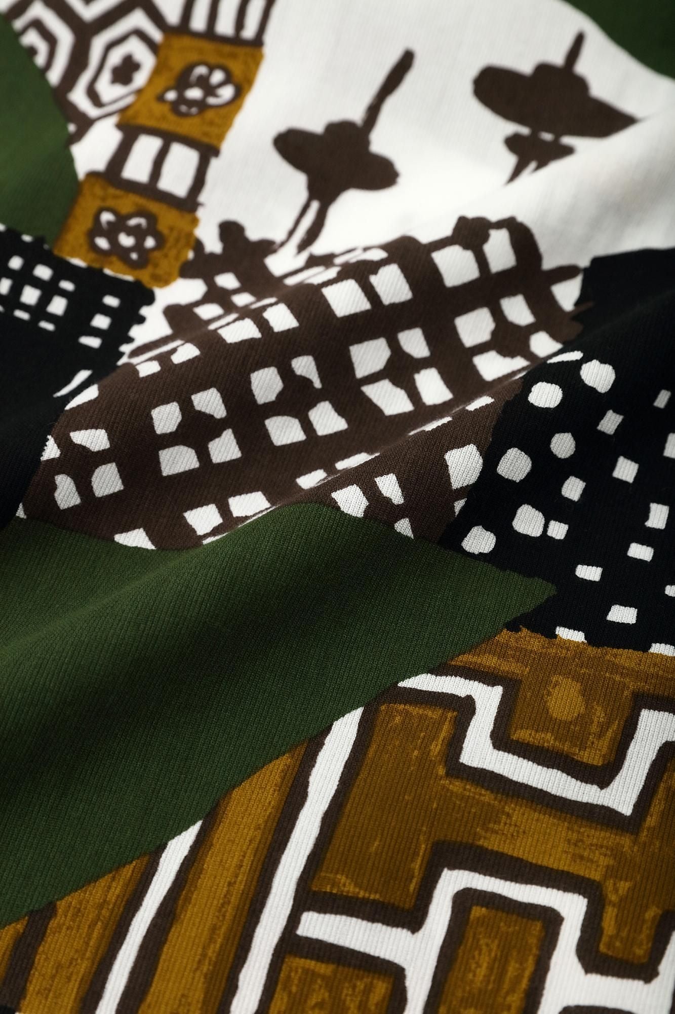 高島縮棉 40/40風靡 上衣/織部