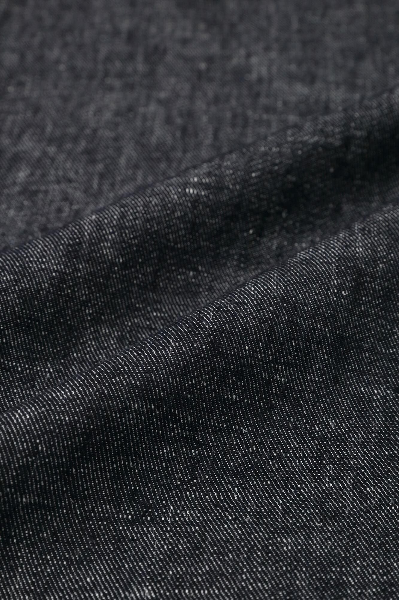 麻デニム 広形(ひろなり)もんぺ/黒紺(くろこん)