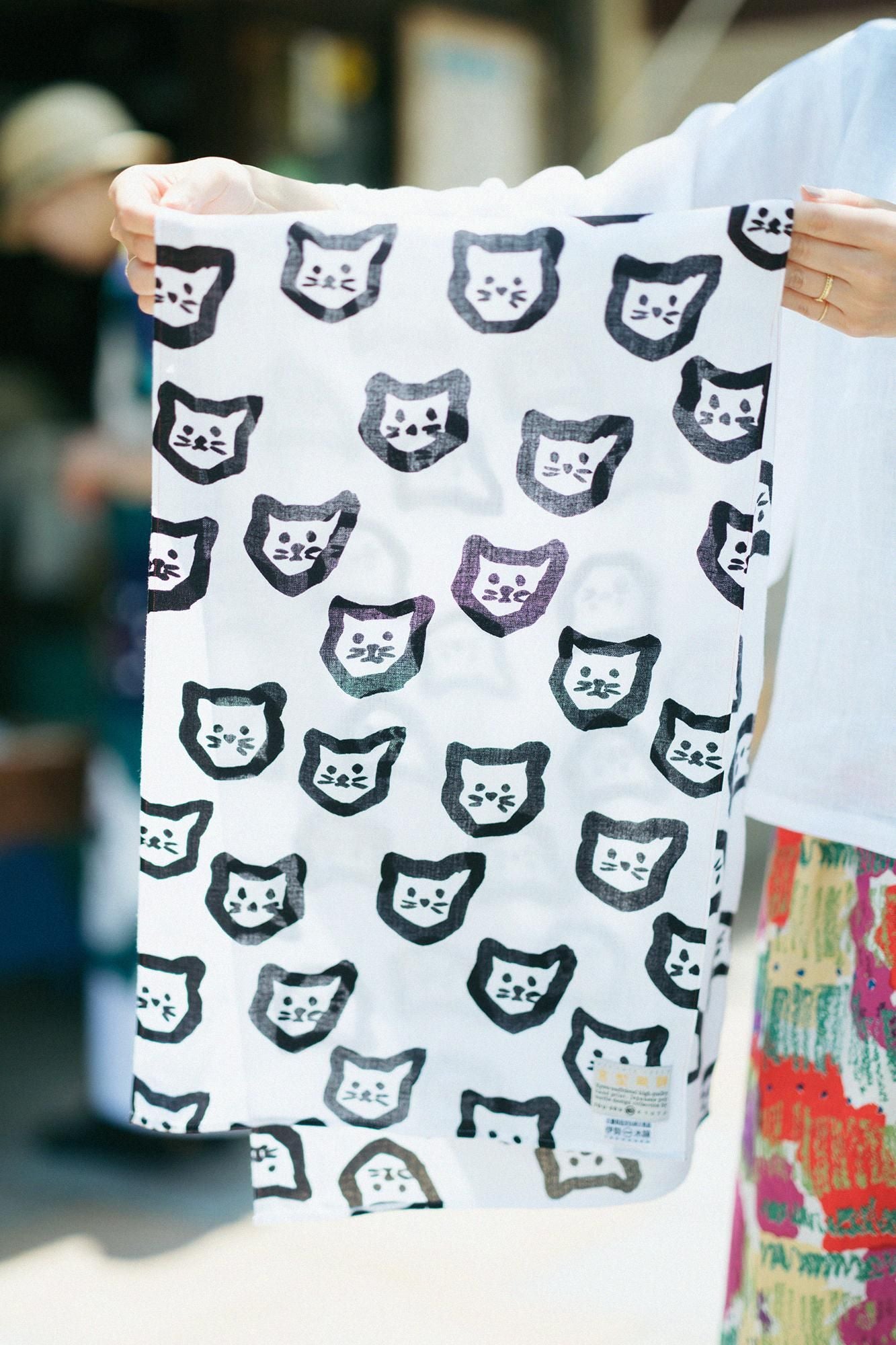 Isemomen Cotton Short Scarf / Kitten