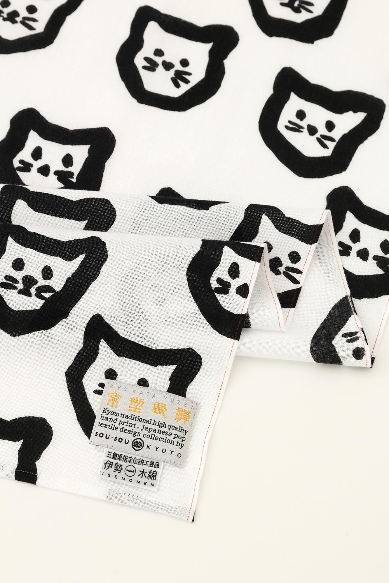 Isemomen Cotton Short Scarf / Kitten