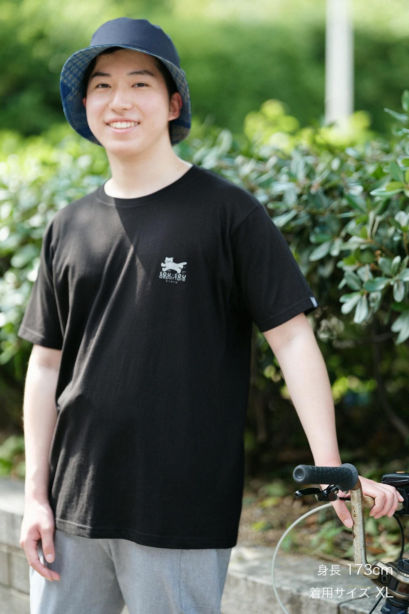 貓咪短袖T-shirt【5.0】/黑色