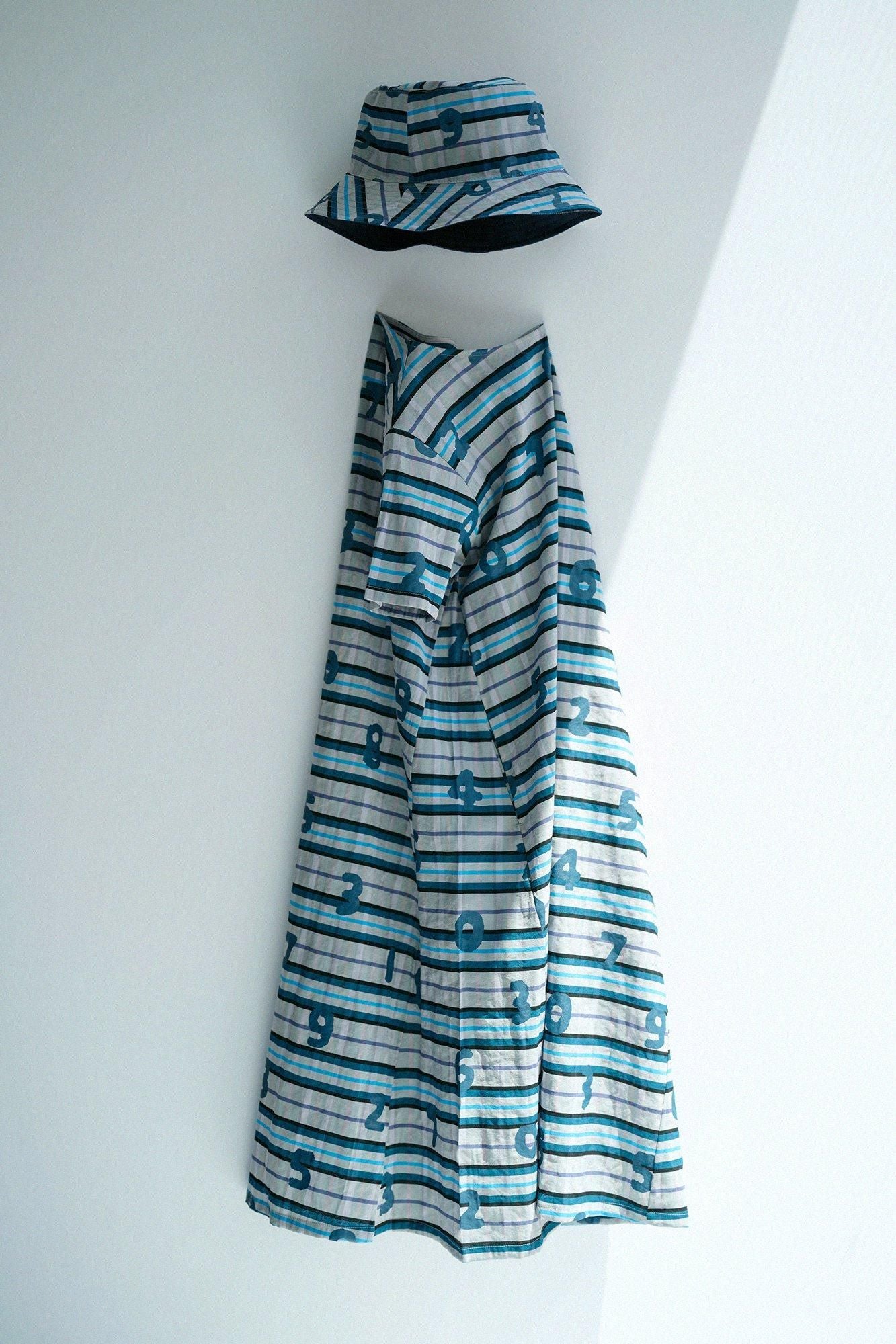 【net limited】Viscose Nylon Check BIKE One-piece Dress / SO-SU-U