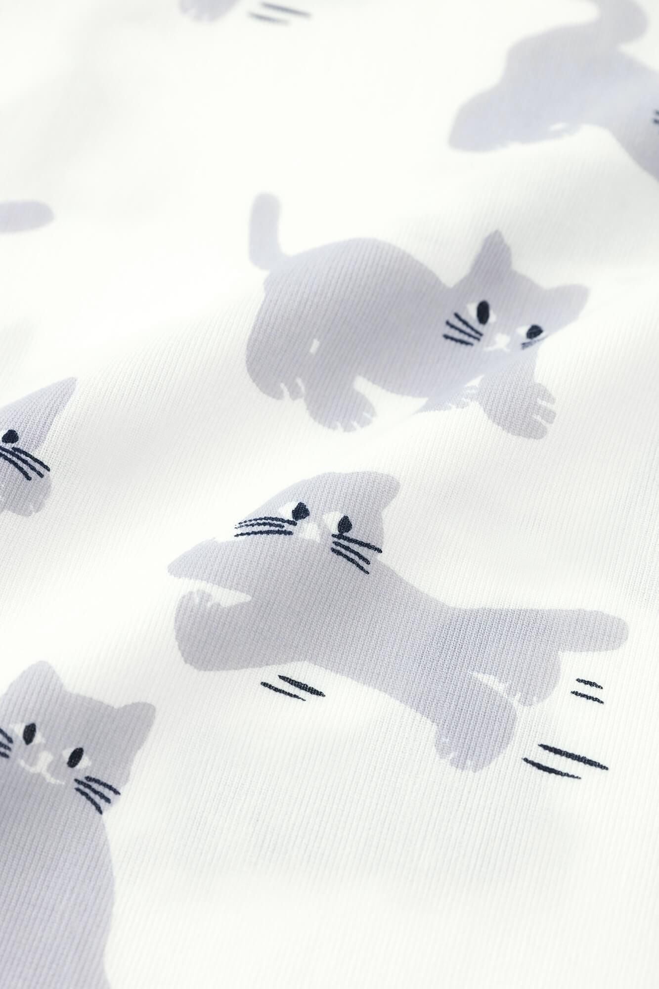 Takashima Chiku 40/40短袖T恤/猫