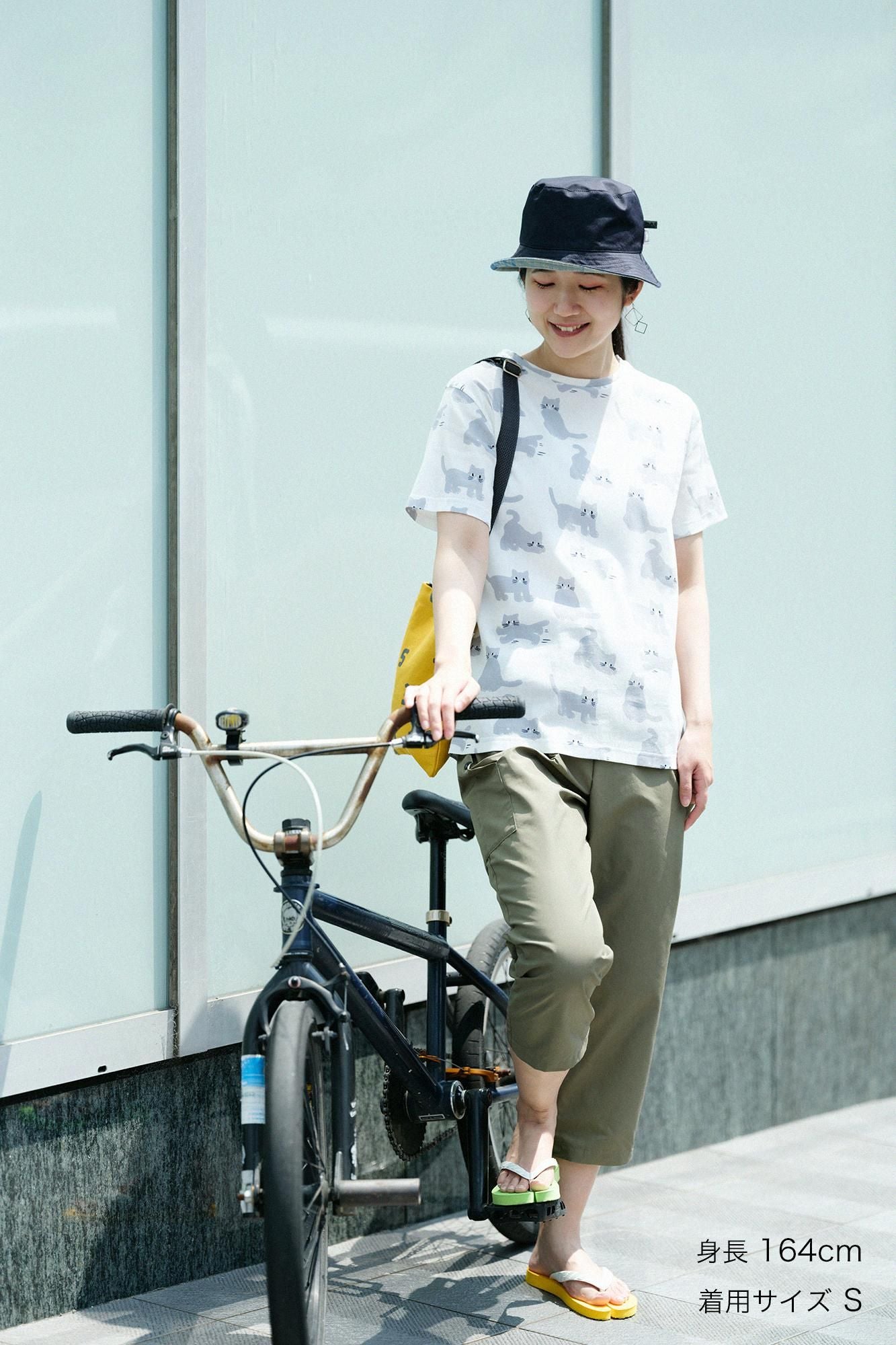 Takashima Chiku 40/40短袖T恤/猫