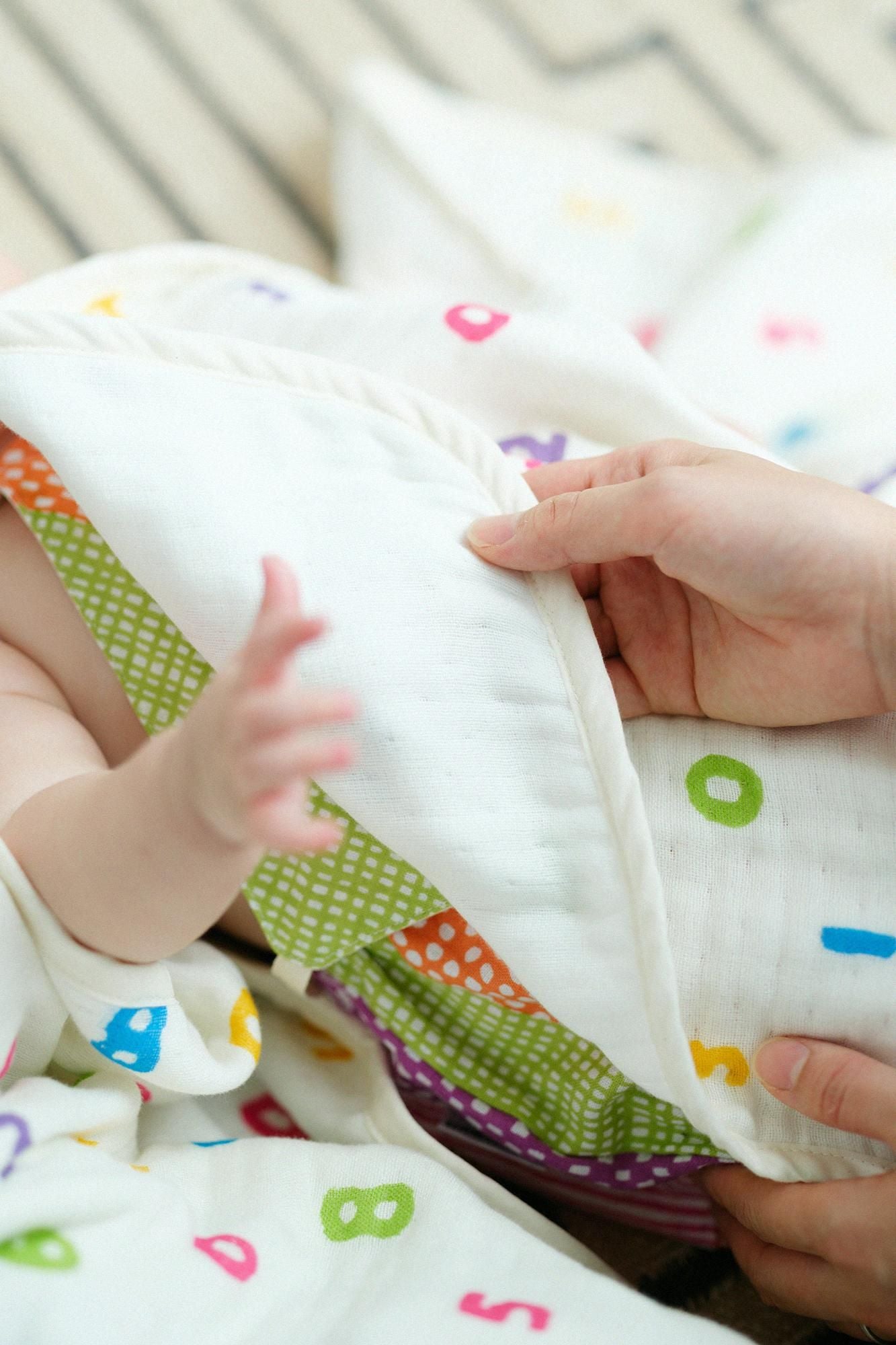 ● Couverture pour bébé à 6 couches / So-Su-U Couleurs