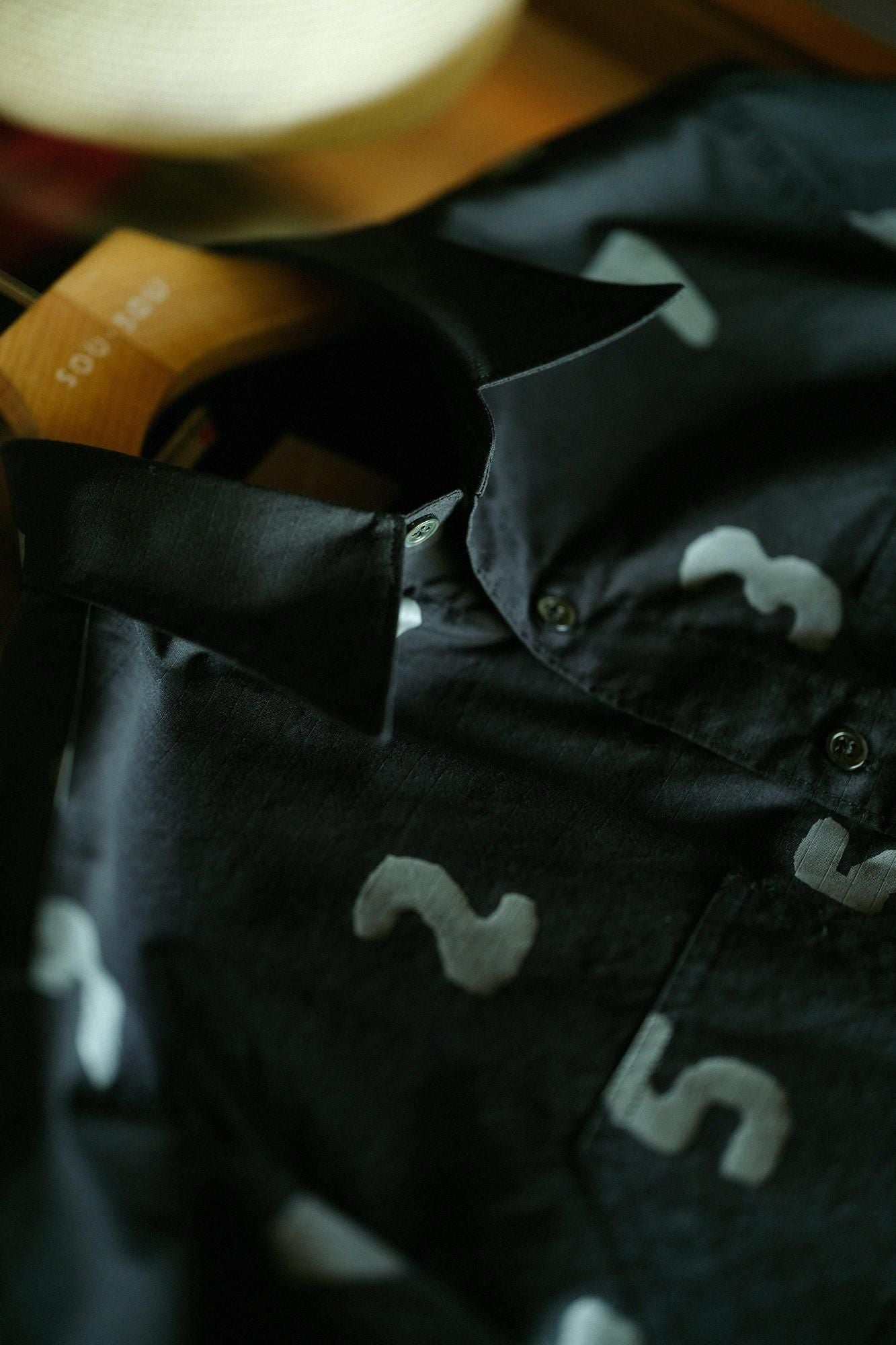 【net限定30%OFF】リップストップ W.P.半袖シャツ/SO-SU-U 濡羽色(ぬればいろ)