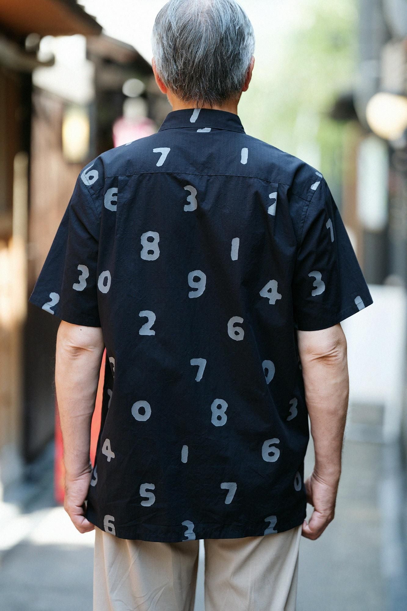 【net限定30%OFF】リップストップ W.P.半袖シャツ/SO-SU-U 濡羽色(ぬればいろ)