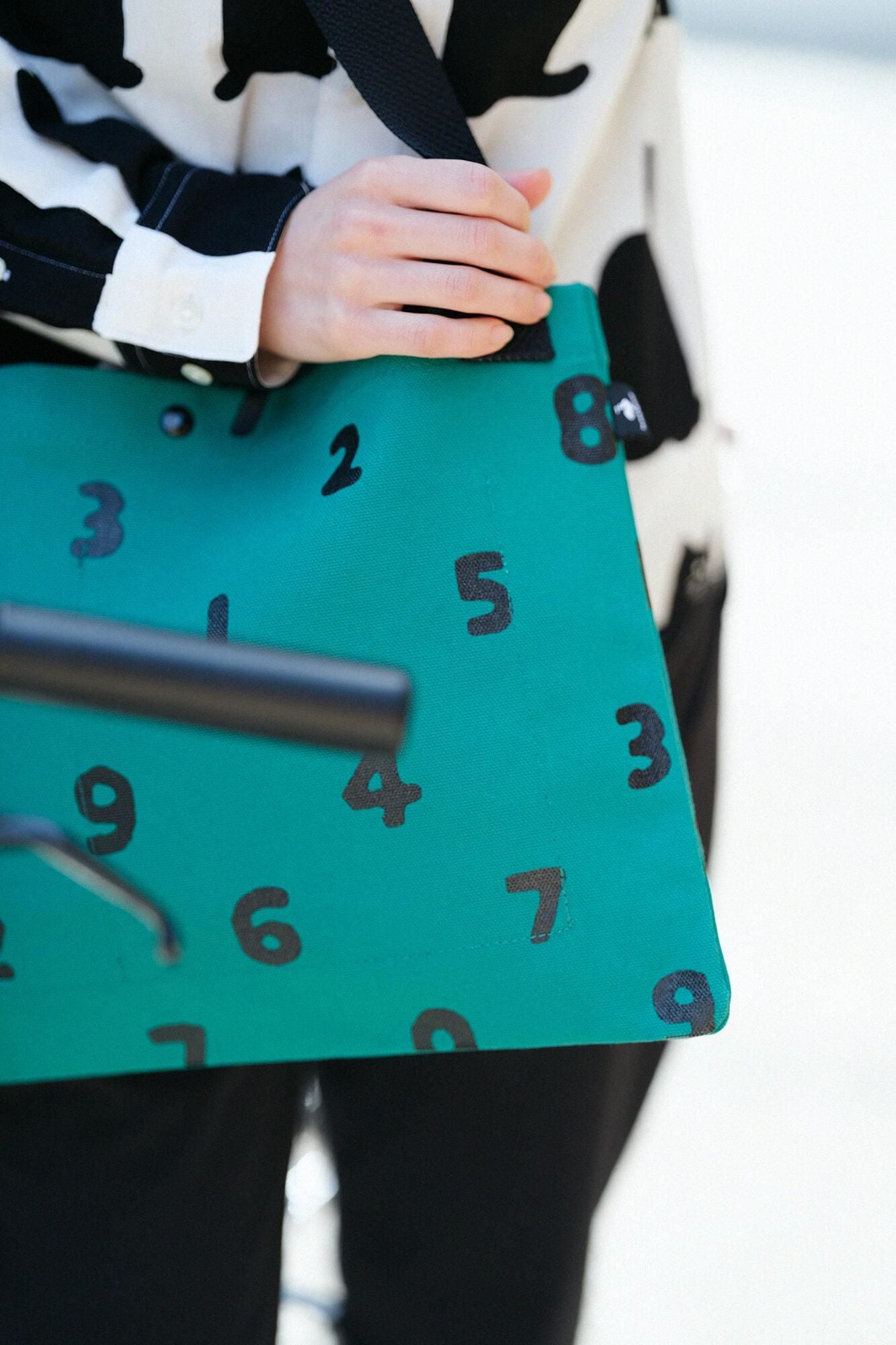 帆布 サコッシュ/SO-SU-U 常磐緑(ときわみどり)×濡羽色(ぬればいろ)