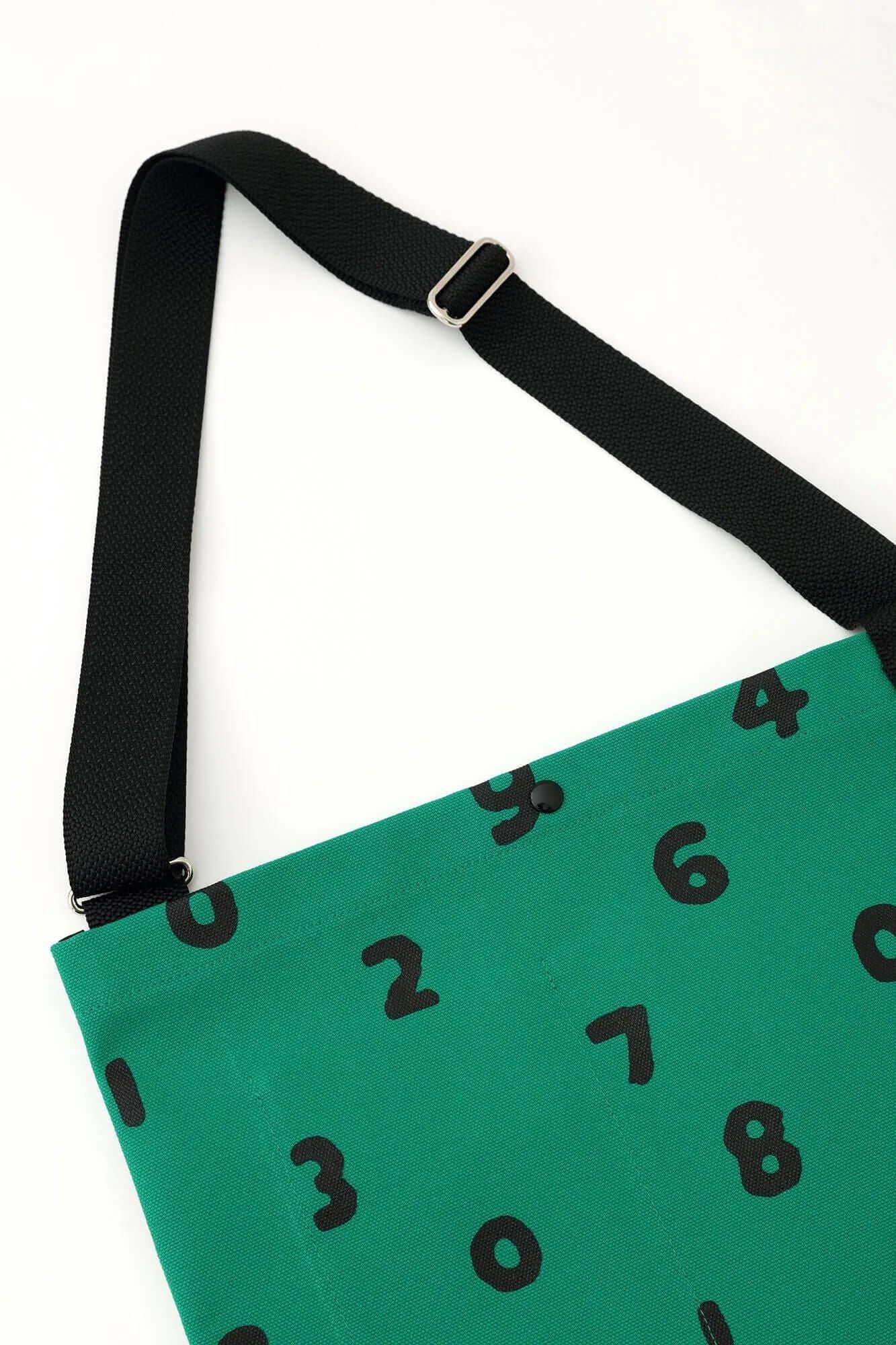 帆布 サコッシュ/SO-SU-U 常磐緑(ときわみどり)×濡羽色(ぬればいろ)