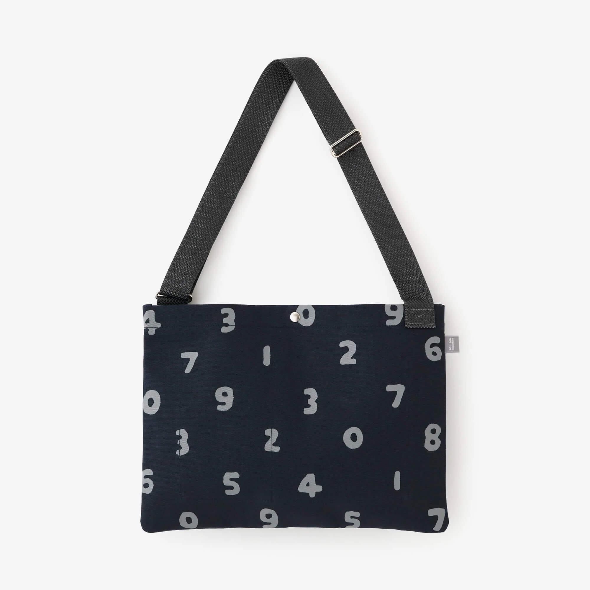 帆布 サコッシュ/SO-SU-U 濃紺(のうこん)×銀鼠(ぎんねず)