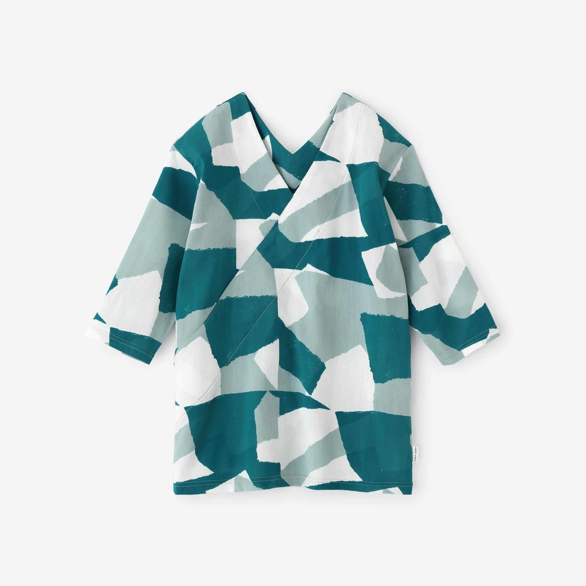 ハンジ・ゾエ 高島縮 40/40 抜衿ジバン 六分丈／たまたま