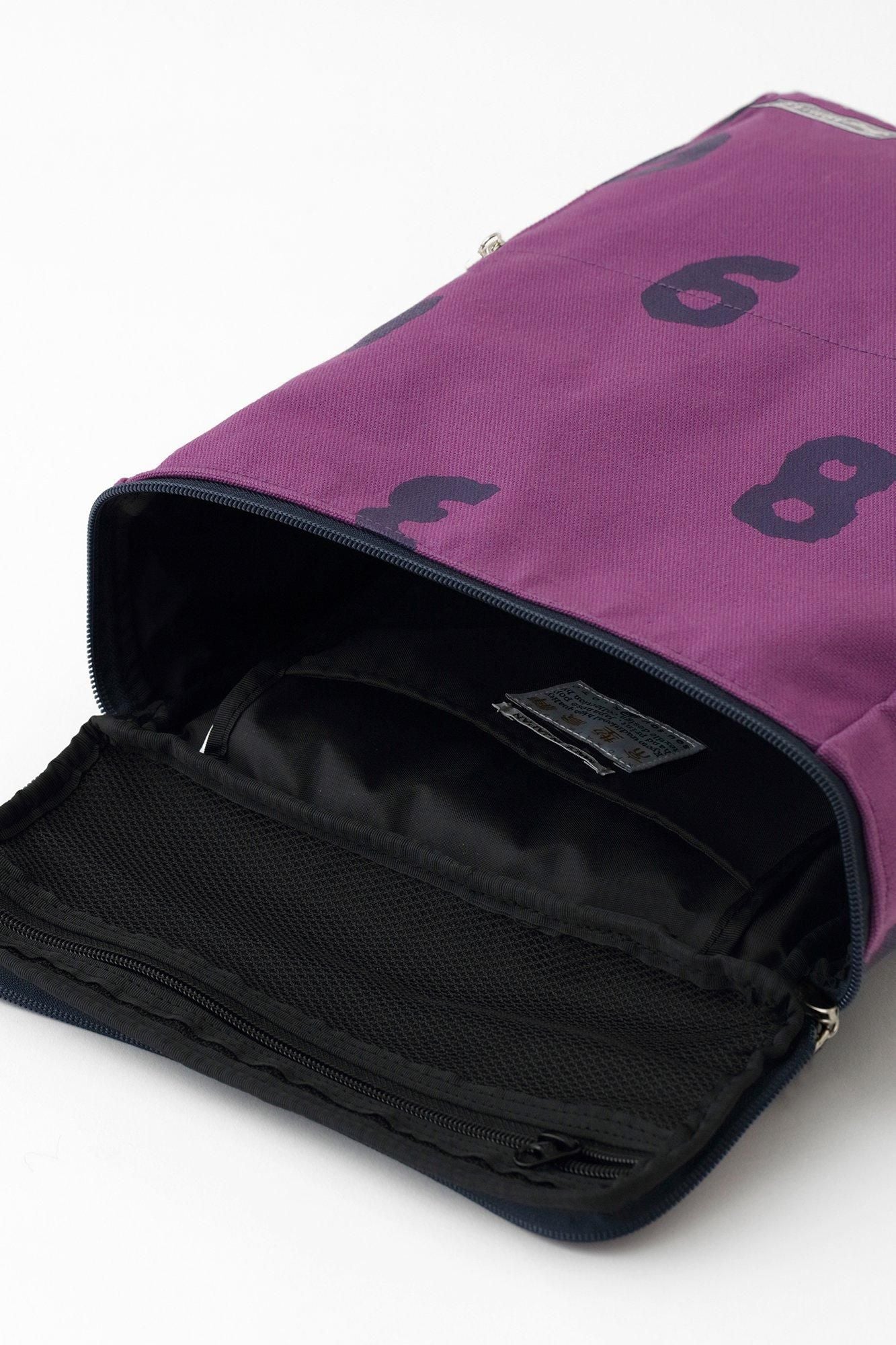 BOX Backpack Small / SO-SU-U Violet×Dark Blue