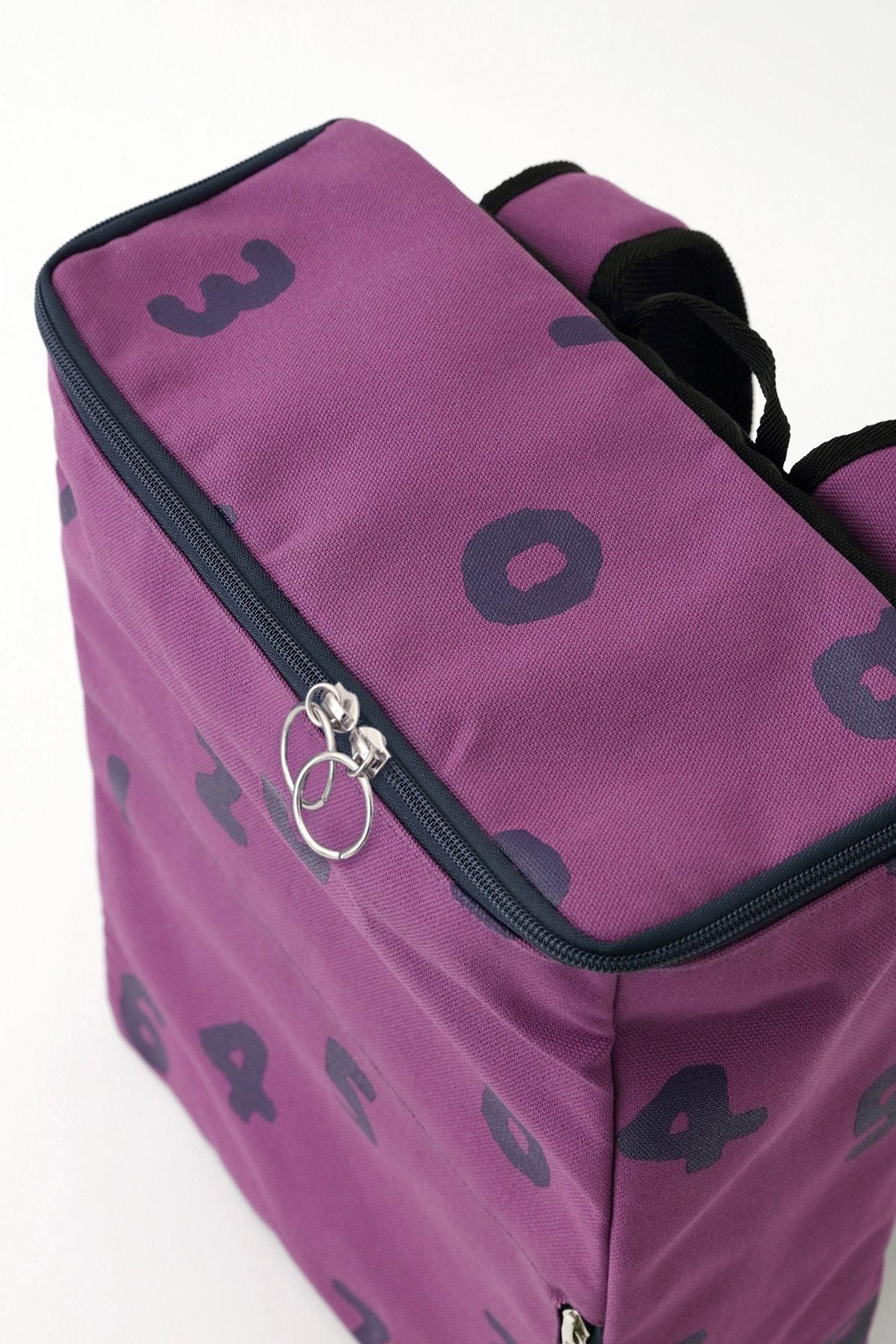 BOXバックパック/SO-SU-U 菫色(すみれいろ)×濃紺(のうこん)