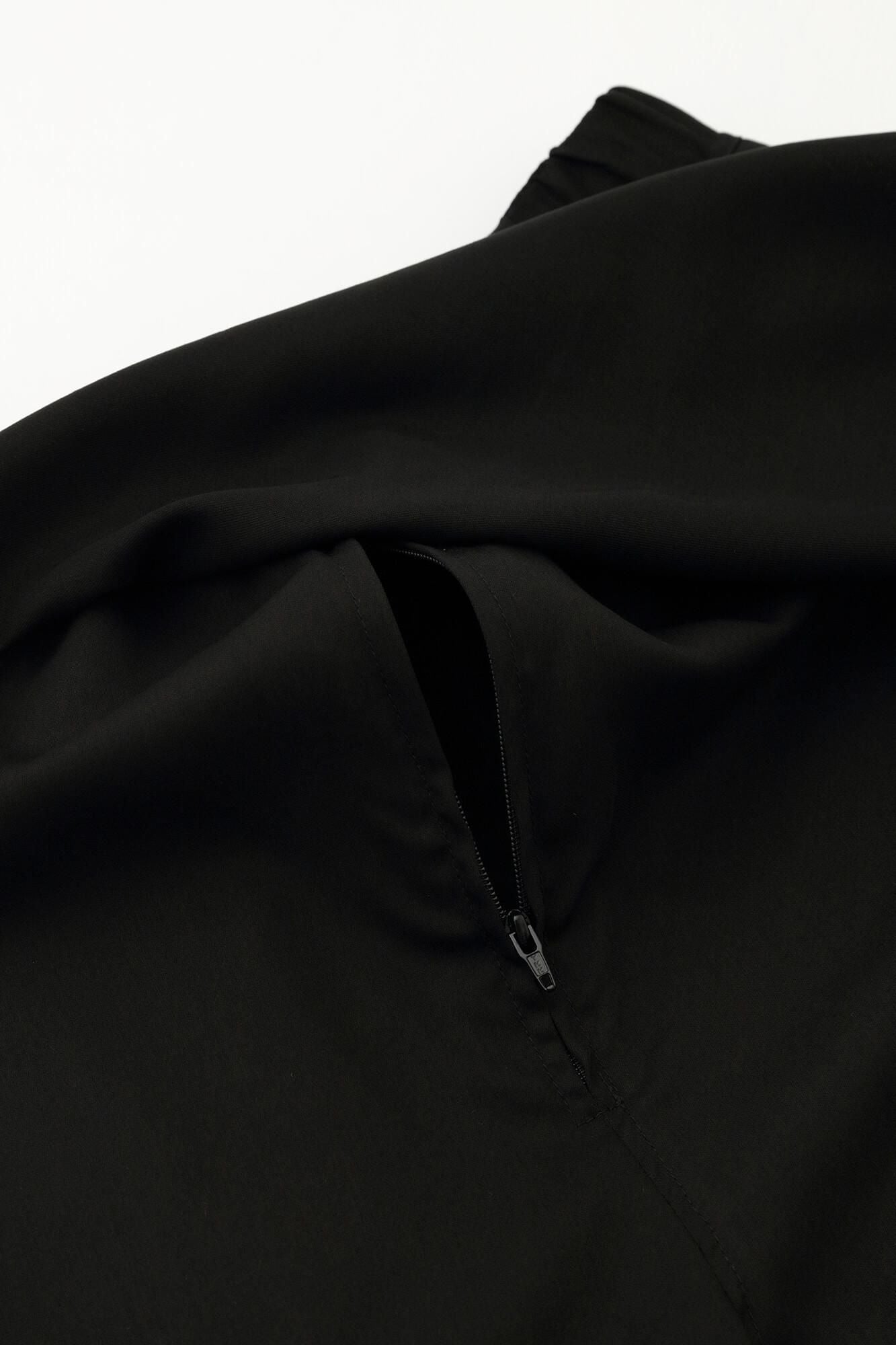 【net limited】80 2-ply Satin Weave Wrap Harem Pants(TakaMikan SkirtstomachPants and Skirts)/Black