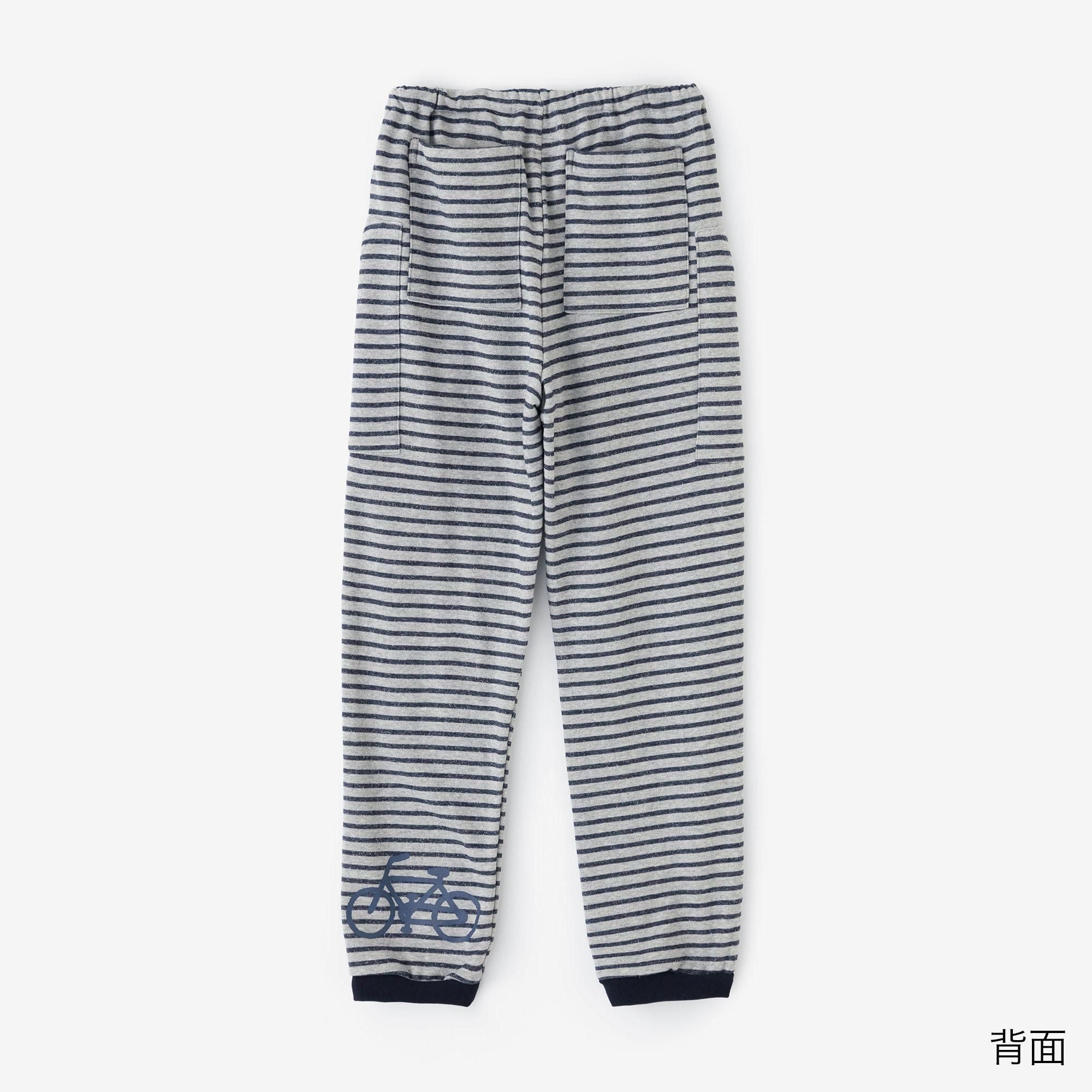 羊毛自行车运动裤/海军边界