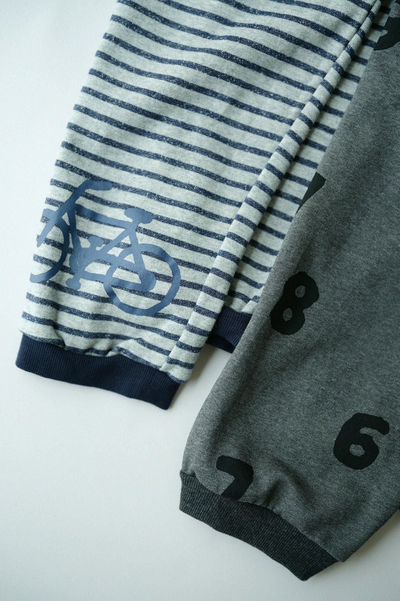 羊毛自行车运动裤/海军边界