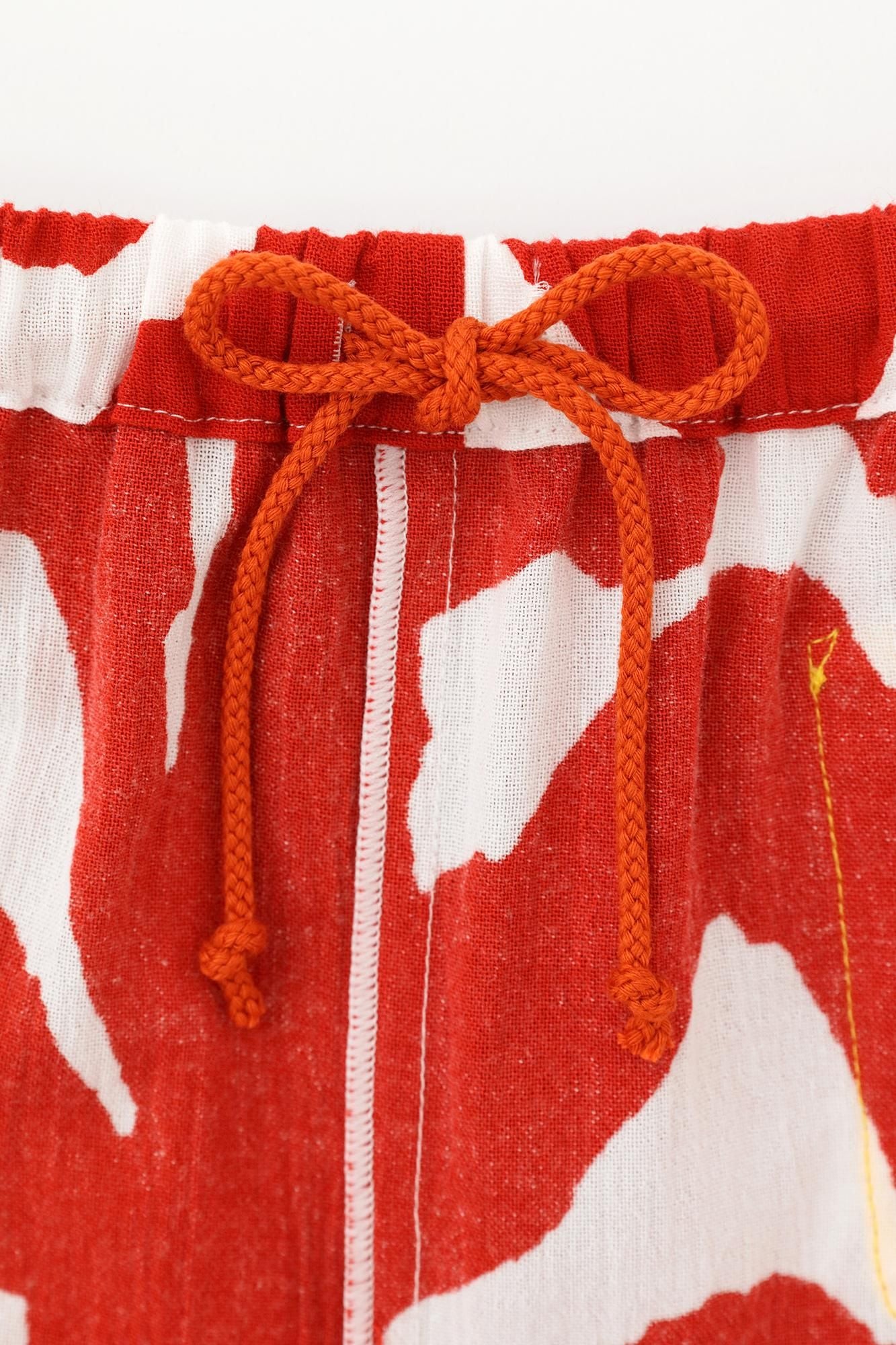 ●高島縮棉 20/20 童裝長褲 蕾/細繩