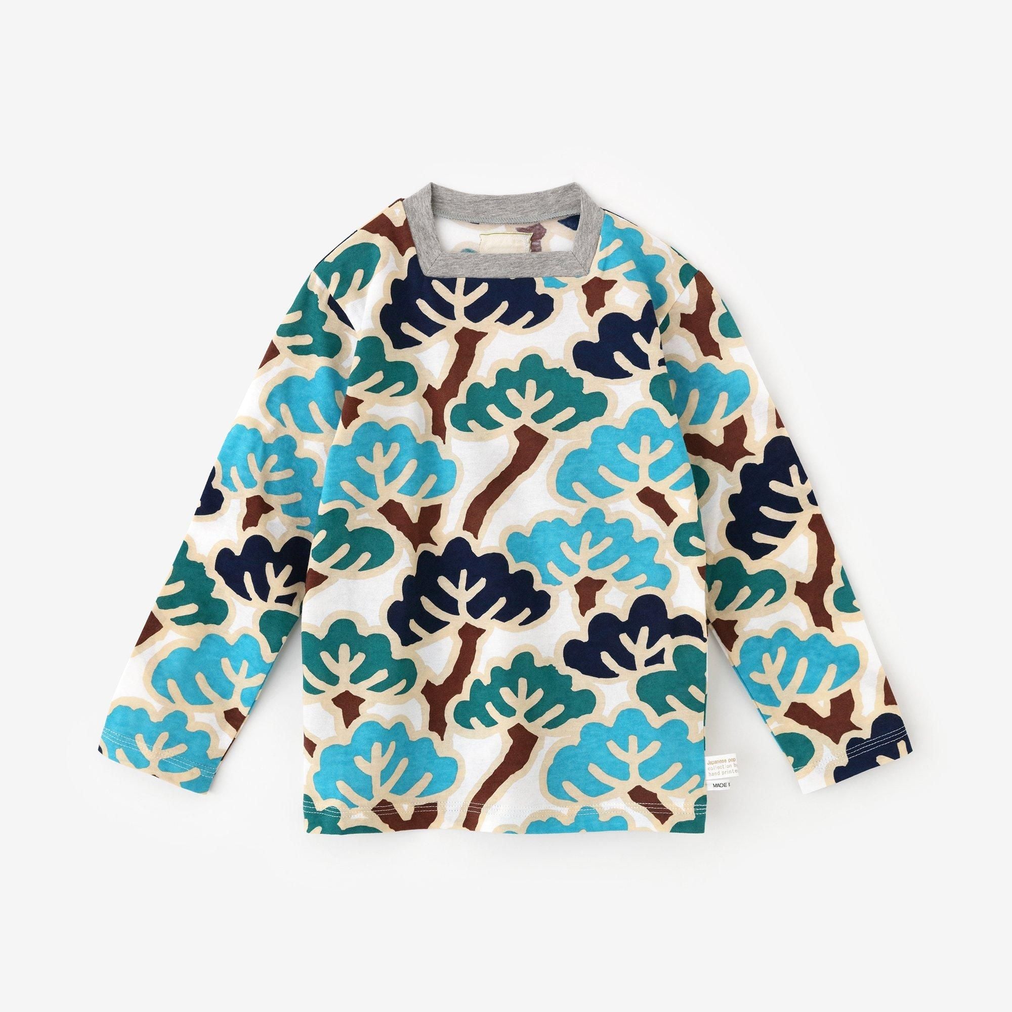 ● Square Neck Long Sleeve T-shirt / Beauty of Pine