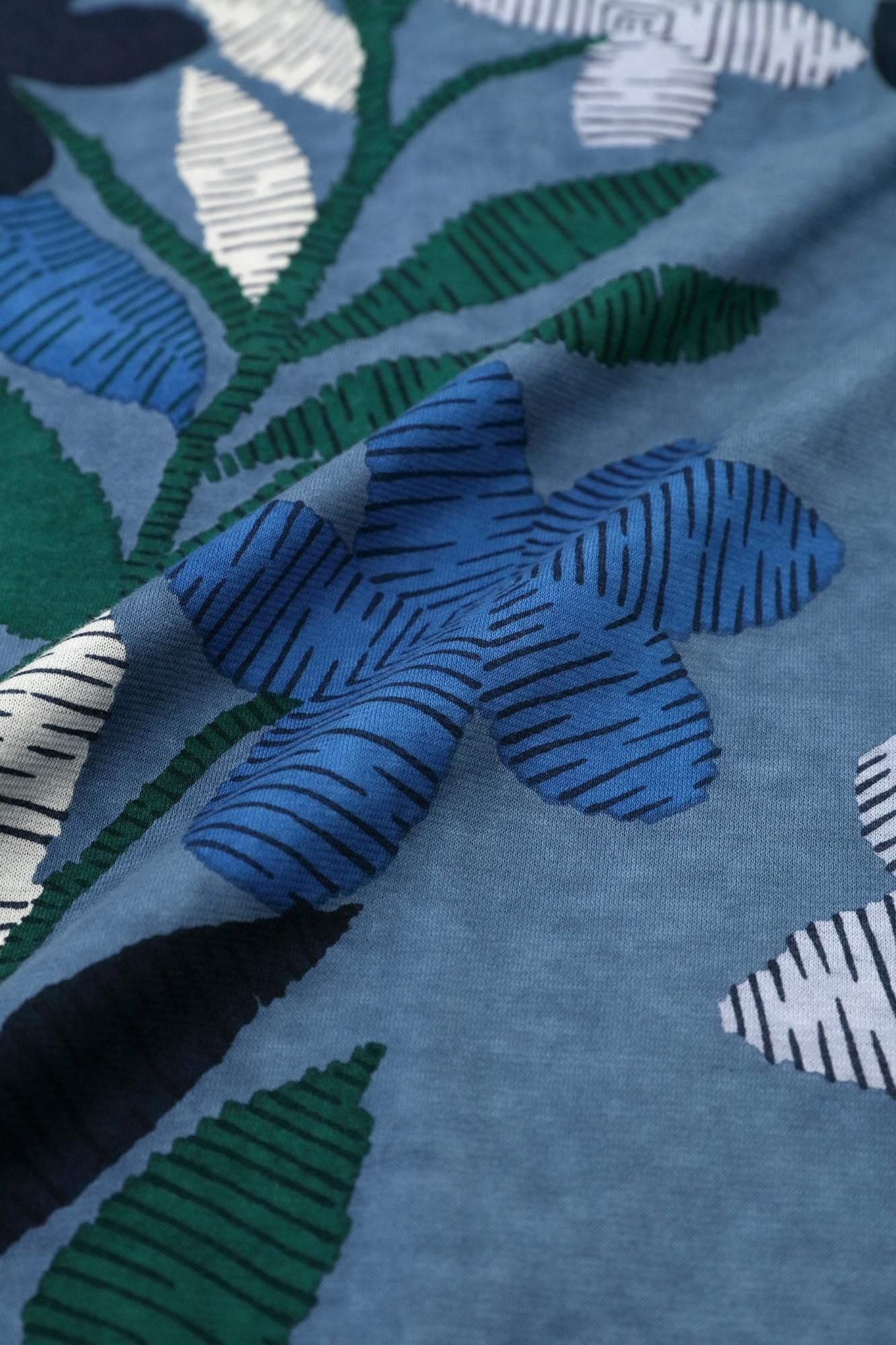 薙刀袖折 (Naginata Sleeve Fold) Jiban/木版印刷 (Mokuhan)