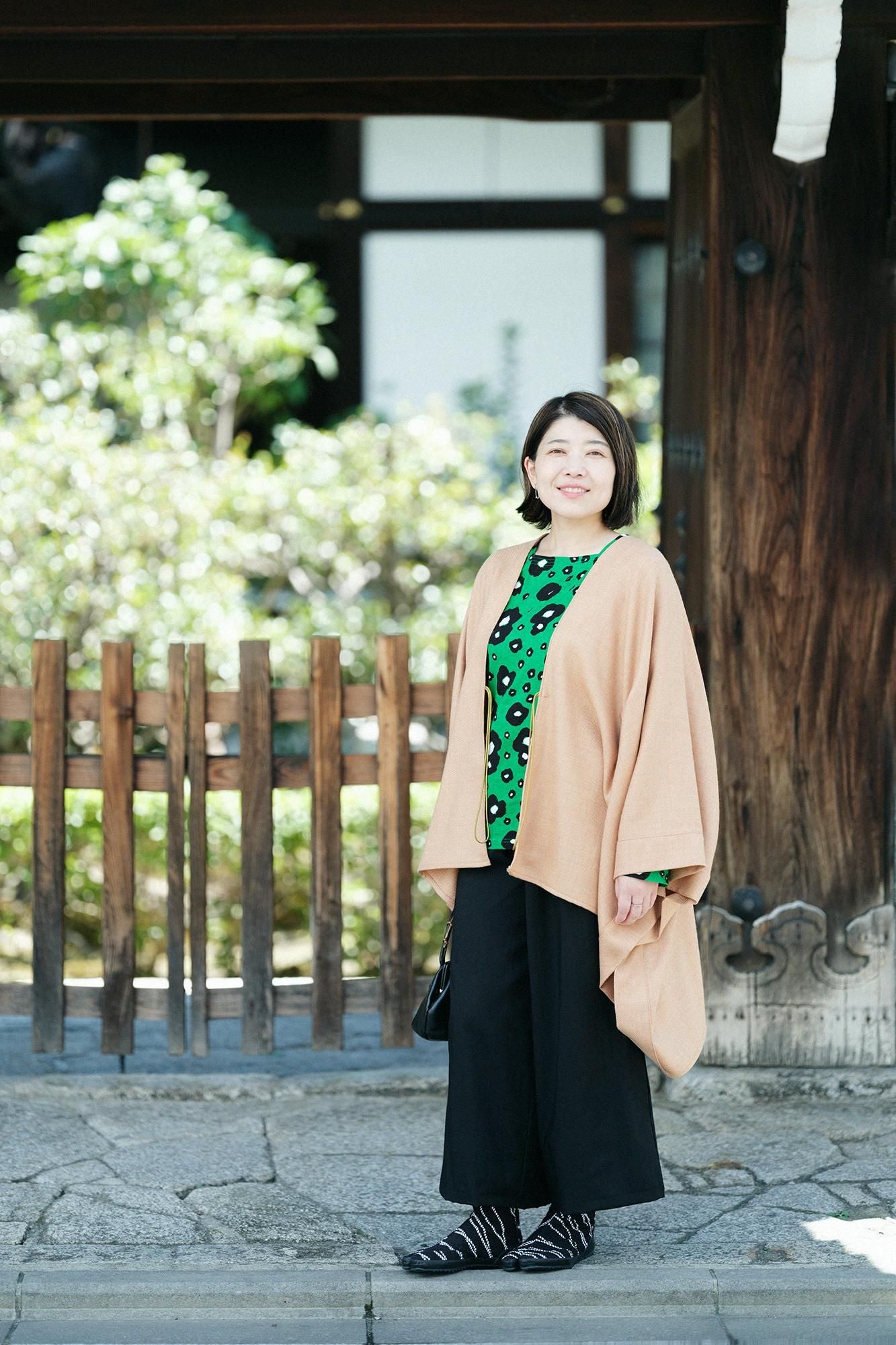 花細語方領上衣