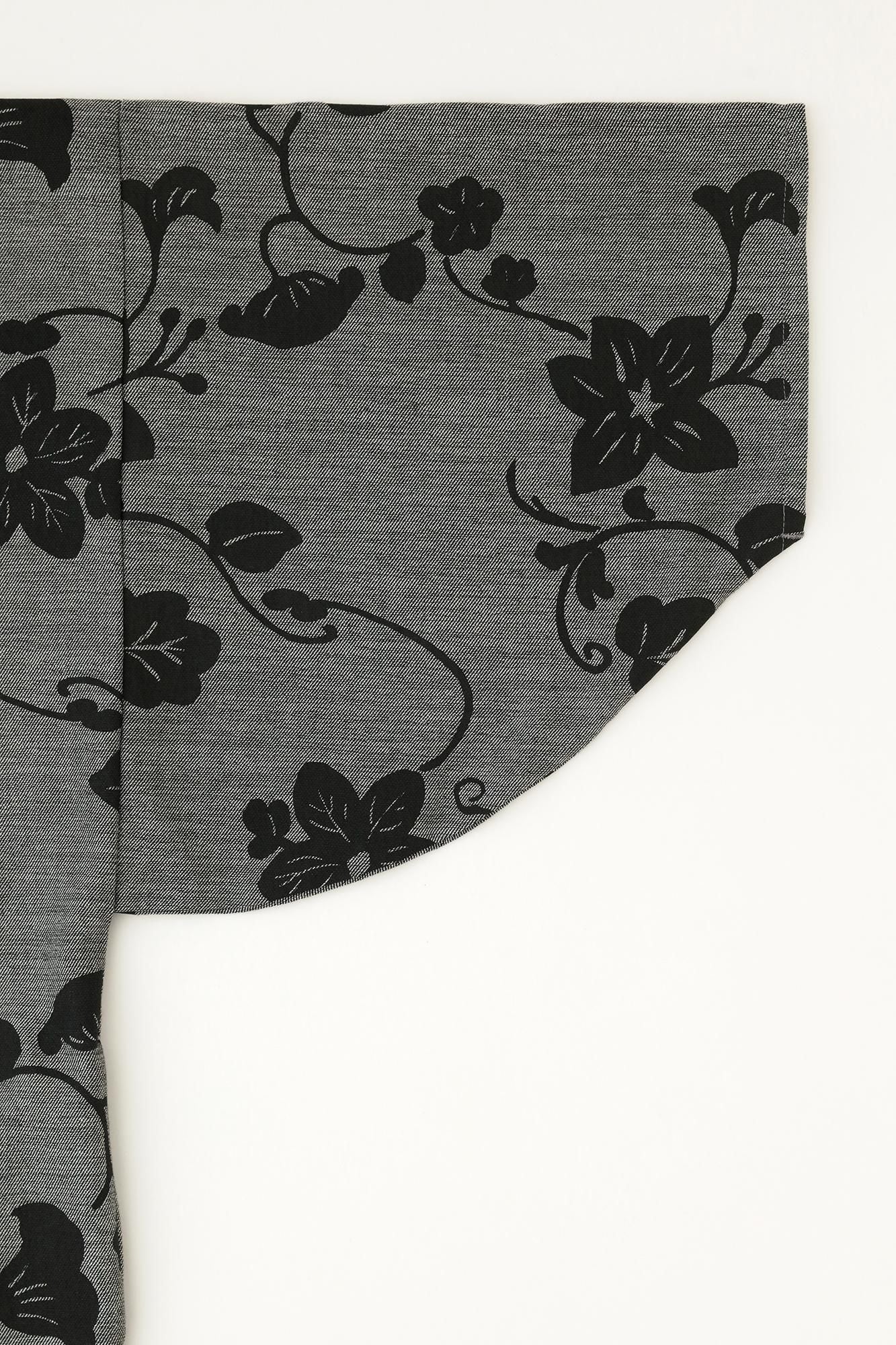 Robe rectangulaire Naginata en sergé de rayonne de coton/Urushi Raboku