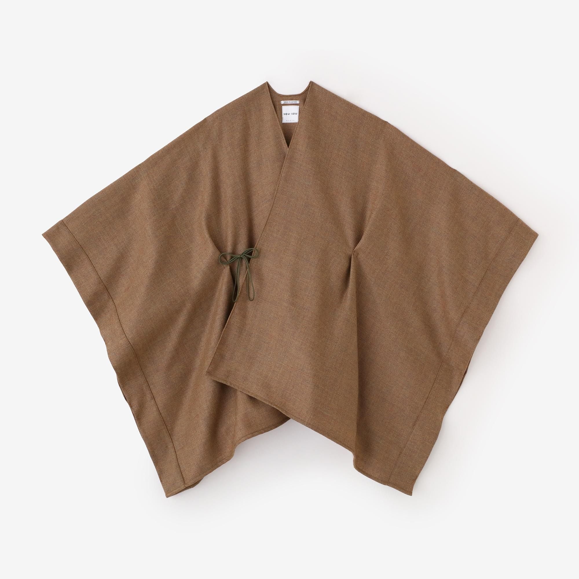 SOUSOU 梳毛綾織　筒下 梳毛（そもう） 筒下（つつした）／見えかくれ 濃灰（こいはい）