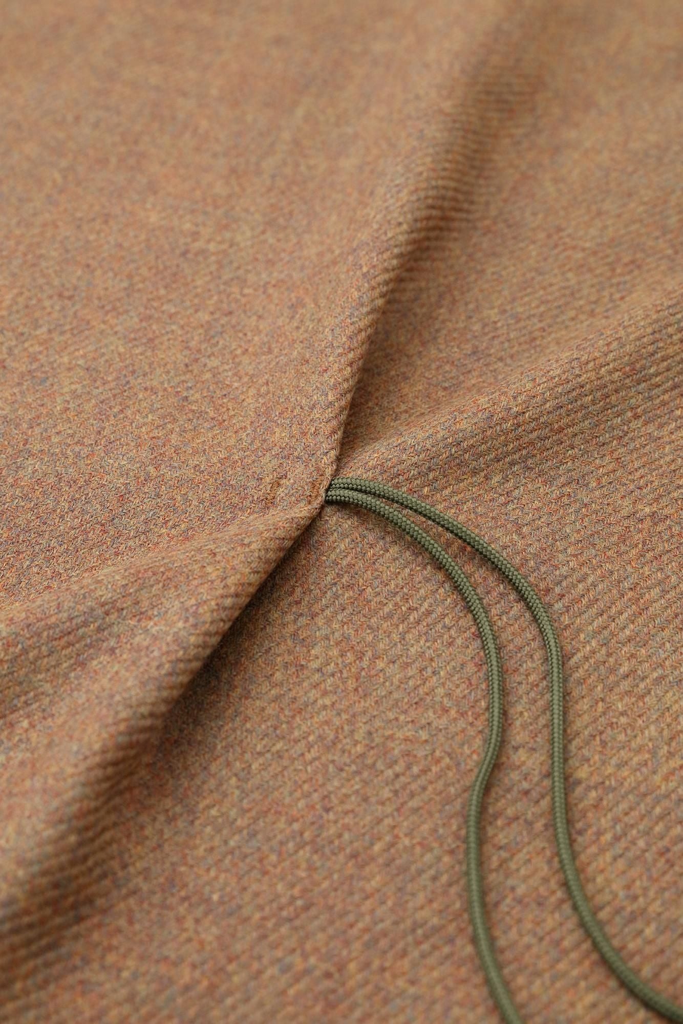 梳毛(そもう) 綾織(あやおり) きさらぎ/丁字茶色(ちょうじちゃいろ)