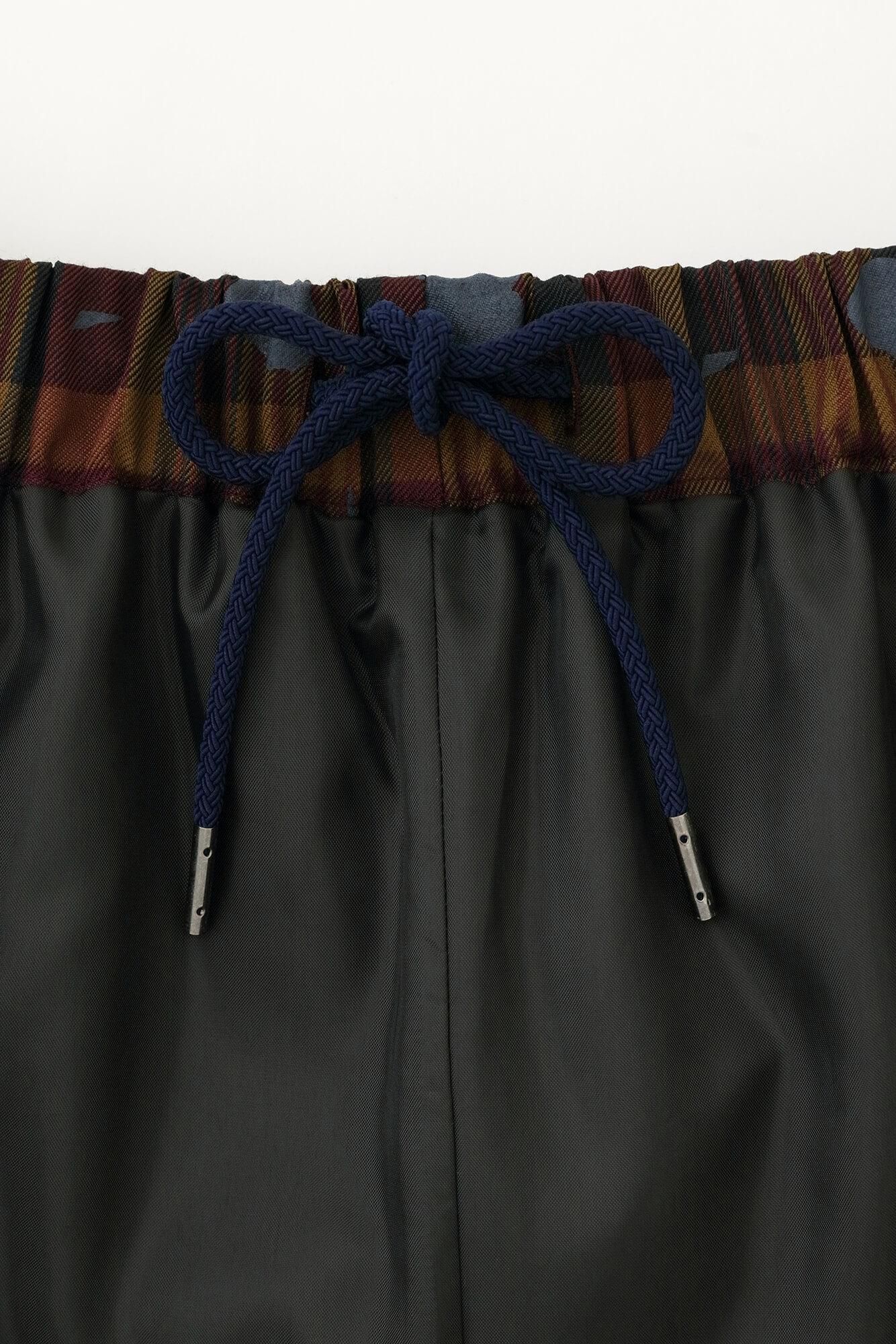 精纺 (Somo) 格子组织 (Koshiori) Houbi Monpe/Oraka