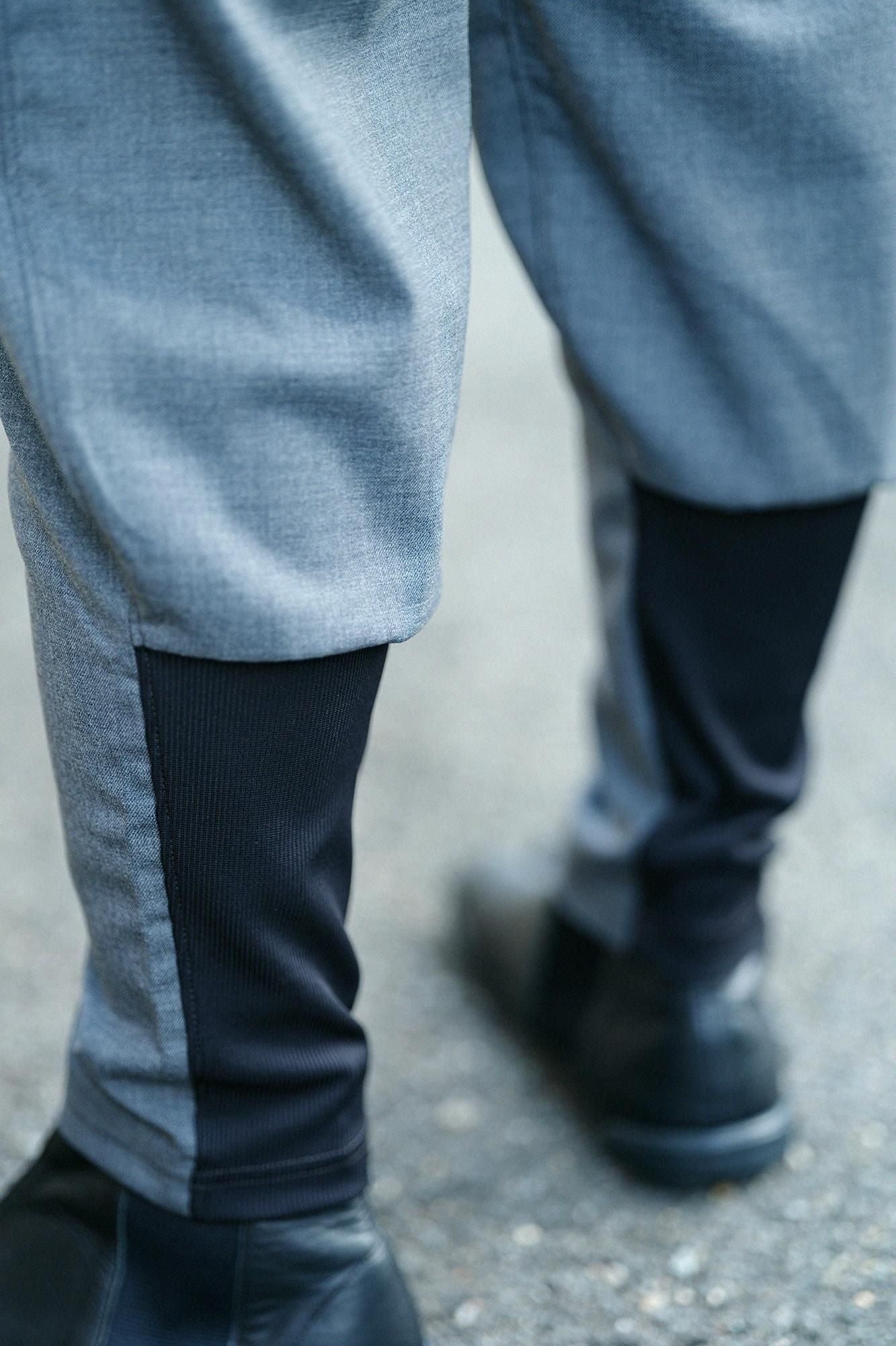 梳毛(そもう) 裁付(たっつけ)えんゆう穿き/濃灰(こいはい)