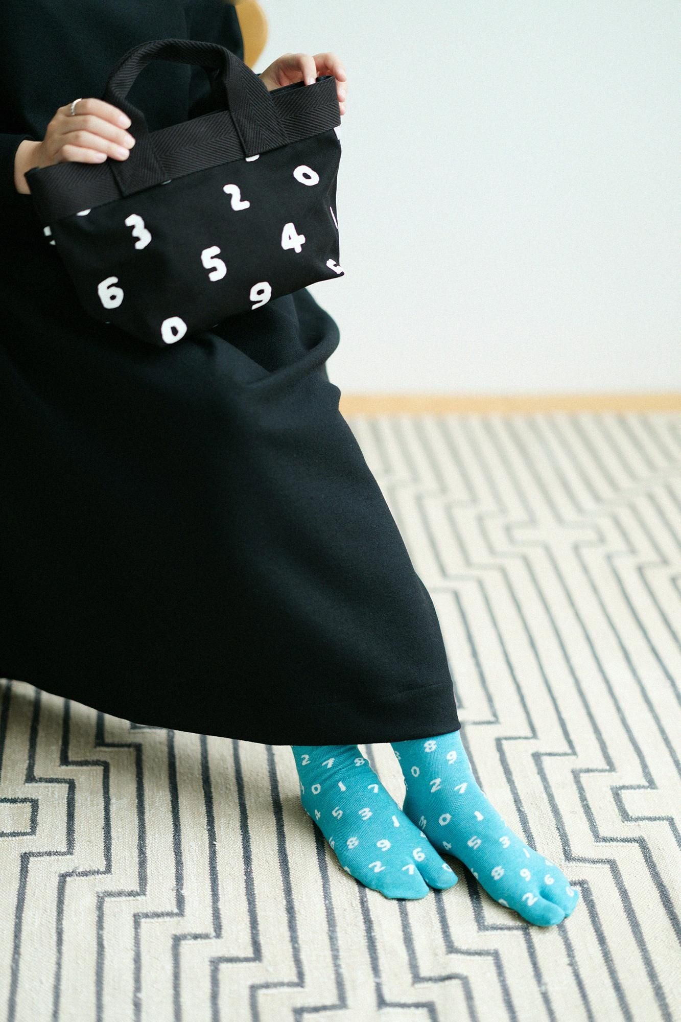 【net Limited 40%OFF】Eco Tabi Socks (Mid-calf)/SO-SU-U Heather Greyish Blue【Women】